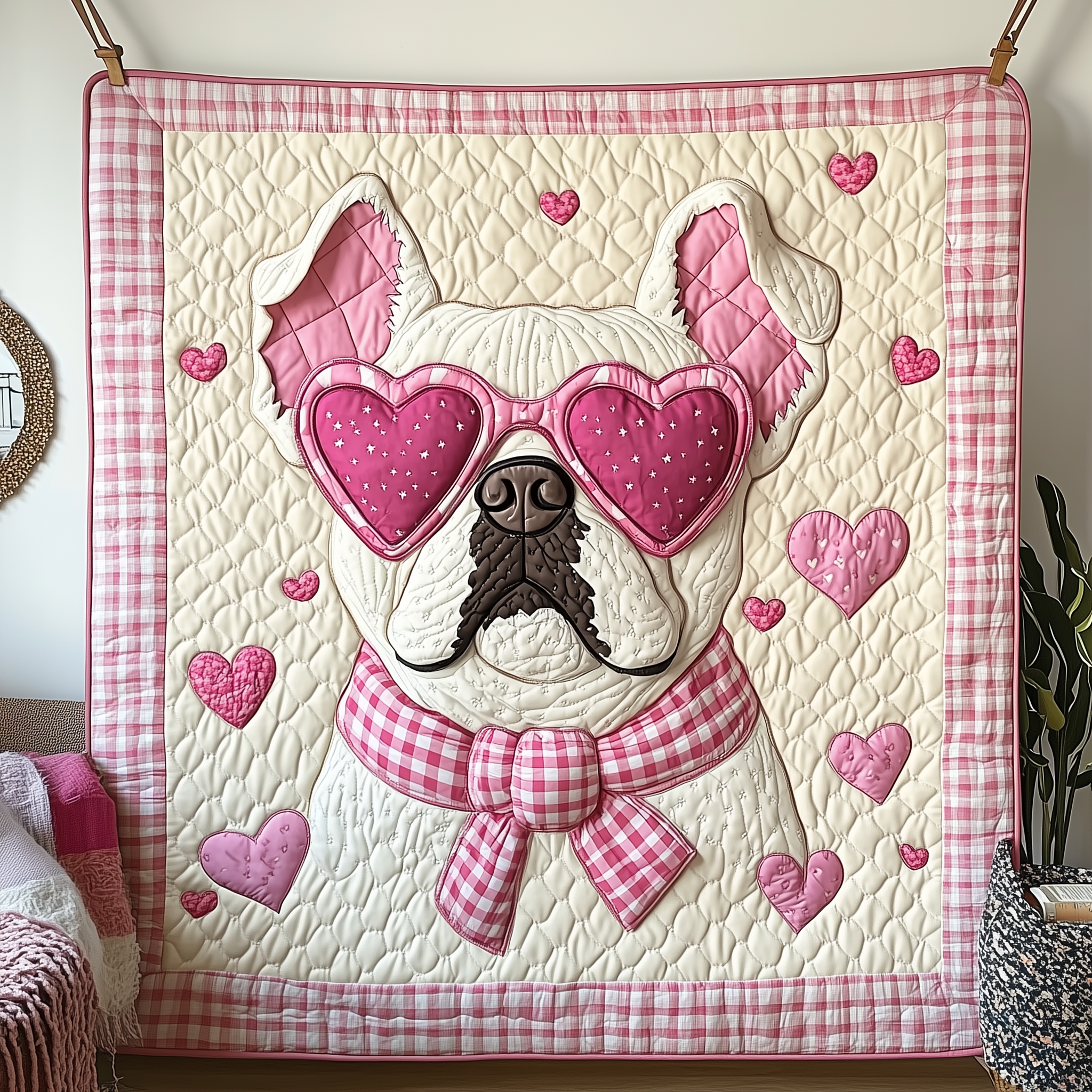 Bulldog Love Snuggle Quilted Blanket Sofa Throw Blanket Items Perfect Gift For Dog Lovers Bulldog Love Snuggle Quilted Blanket Sofa Throw Blanket Items Perfect Gift For Dog Lovers