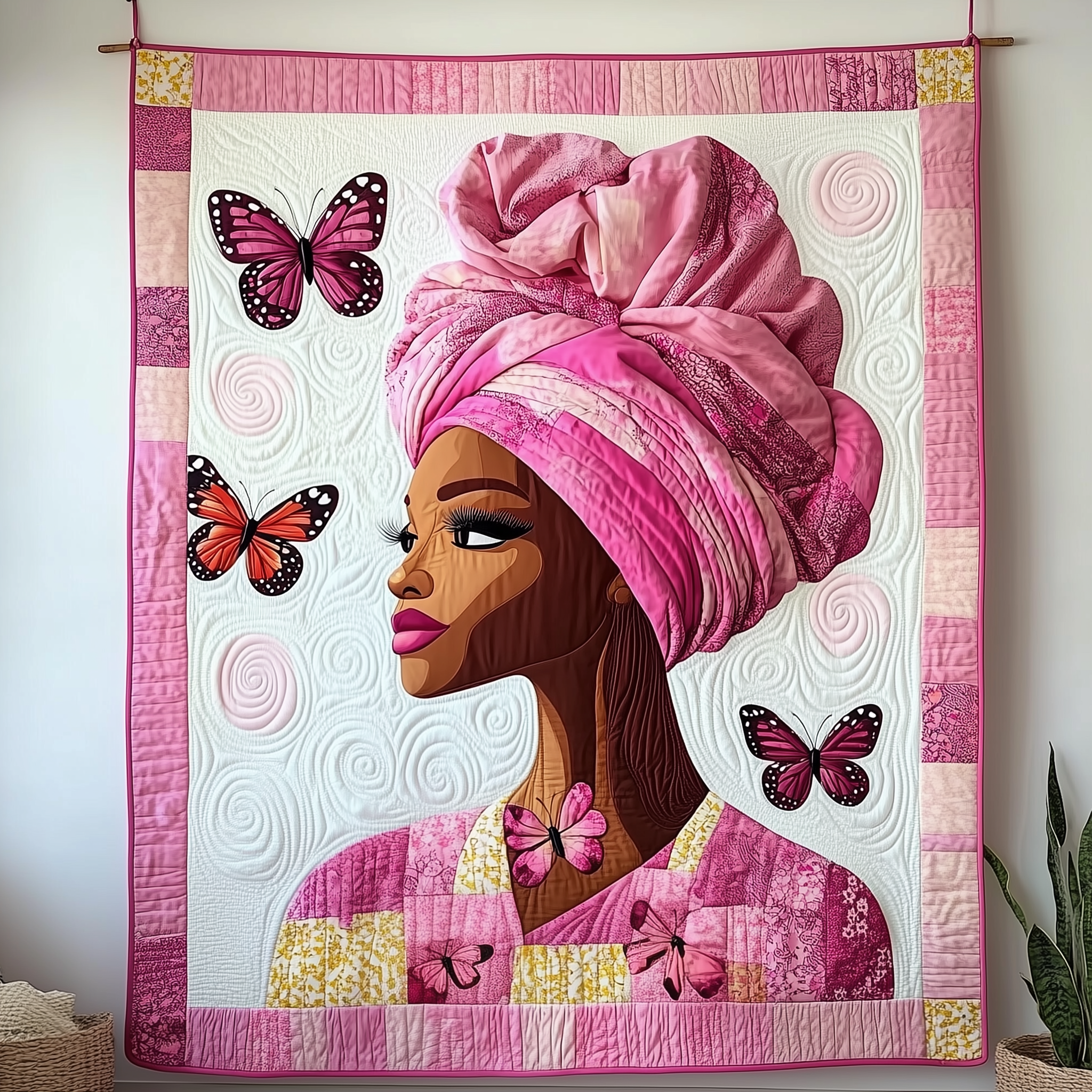 Butterflies Woman Quilted Blanket Unique Throw Blanket Item Merch Butterfly Birthday Presents Butterflies Woman Quilted Blanket Unique Throw Blanket Item Merch Butterfly Birthday Presents