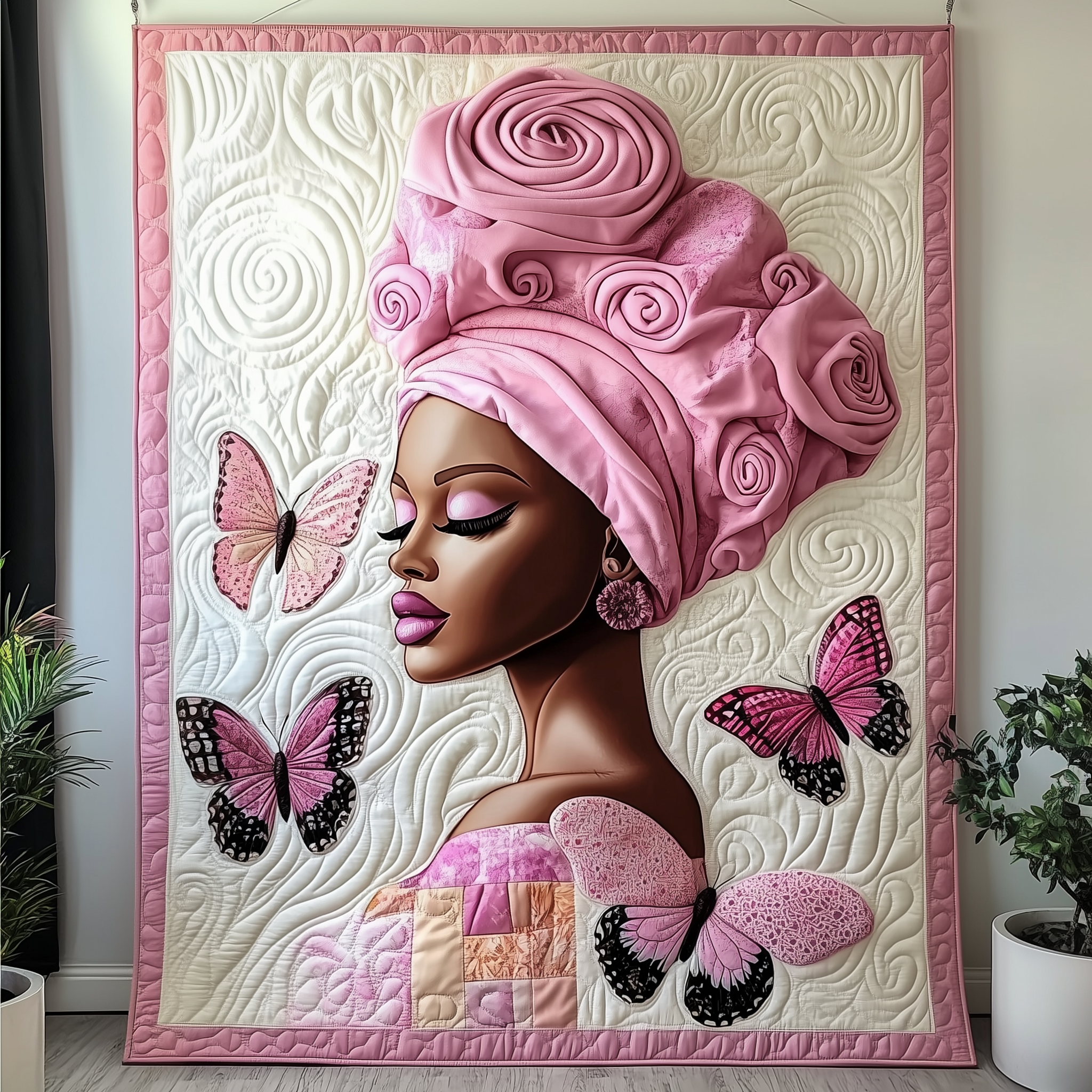 Butterflies Woman Quilted Blanket Unique Throw Blanket Item Merch Cute Butterfly Gifts Butterflies Woman Quilted Blanket Unique Throw Blanket Item Merch Cute Butterfly Gifts