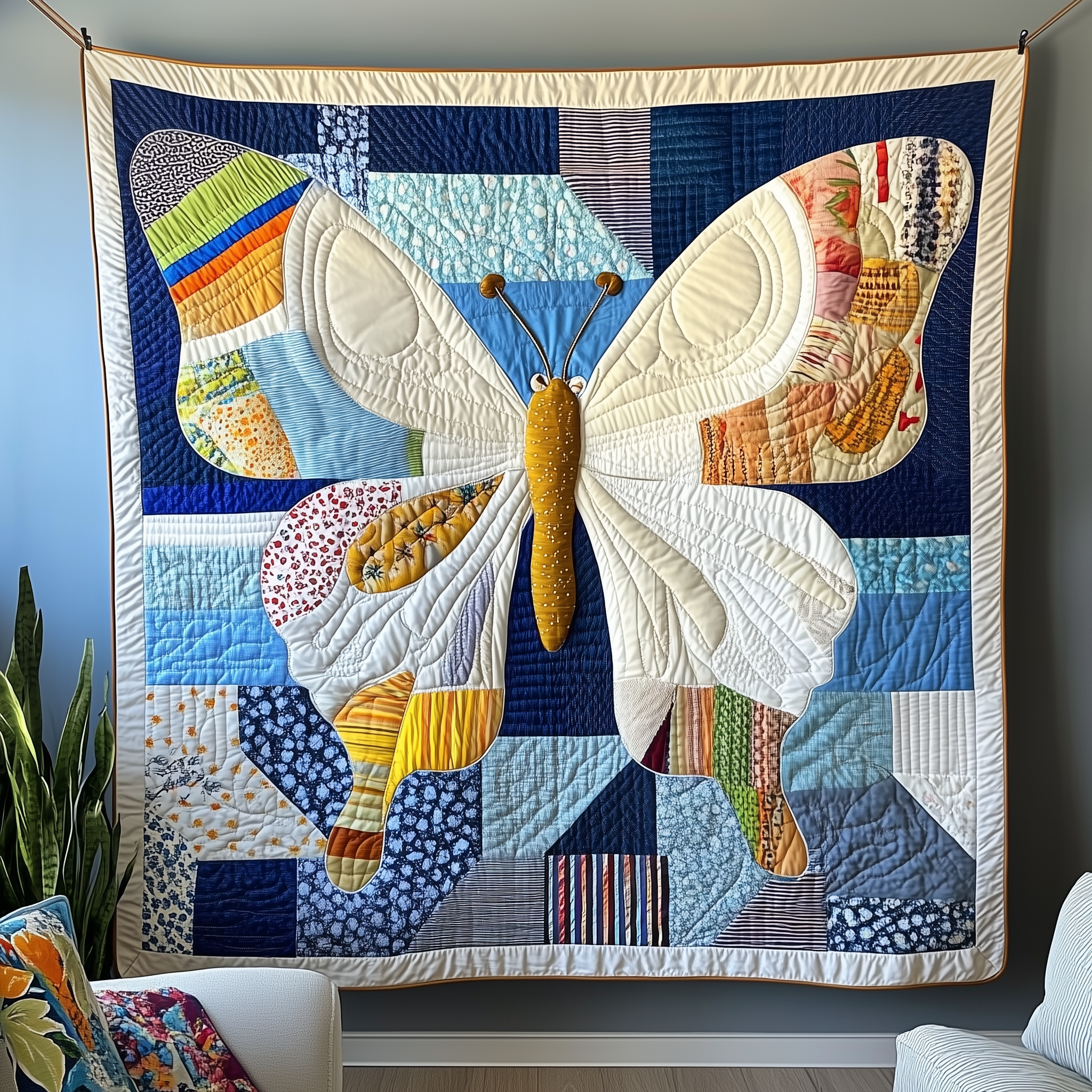 Butterfly Blossom Quilted Blanket Throw Blankets For Couch Butterfly Gifts For Ladies Butterfly Blossom Quilted Blanket Throw Blankets For Couch Butterfly Gifts For Ladies