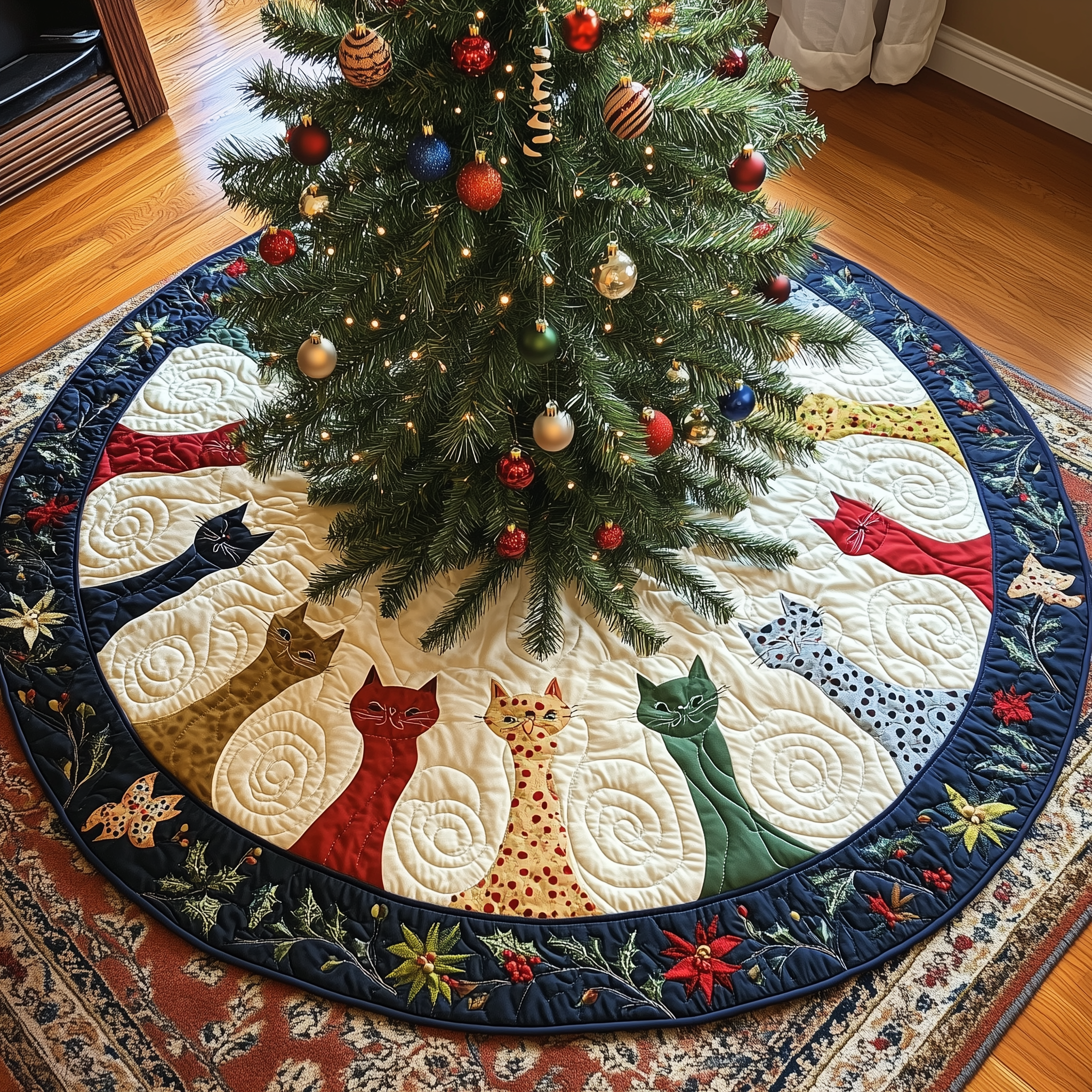 Cat Of Joy Quilted Tree Skirt Style Meets Comfort in the Perfect Christmas Tree Skirt Cat Of Joy Quilted Tree Skirt Style Meets Comfort in the Perfect Christmas Tree Skirt