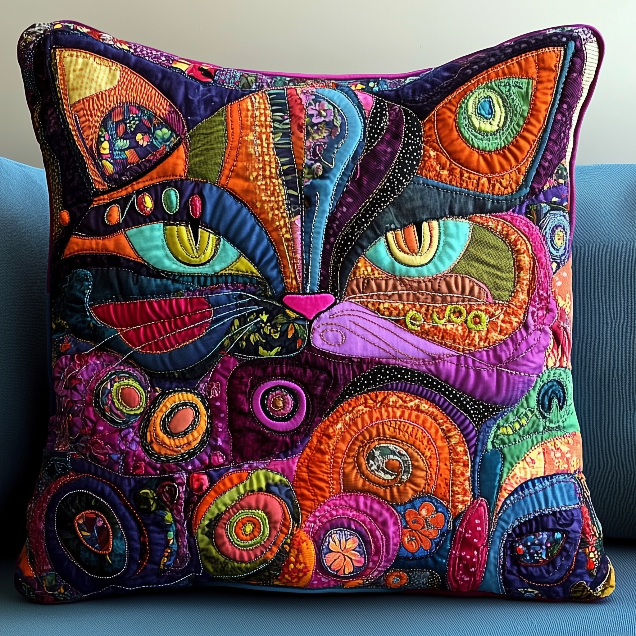 Cat Quilted Pillow Case Protect Your Pillows with a Stylish and Durable Case Cat Quilted Pillow Case Protect Your Pillows with a Stylish and Durable Case