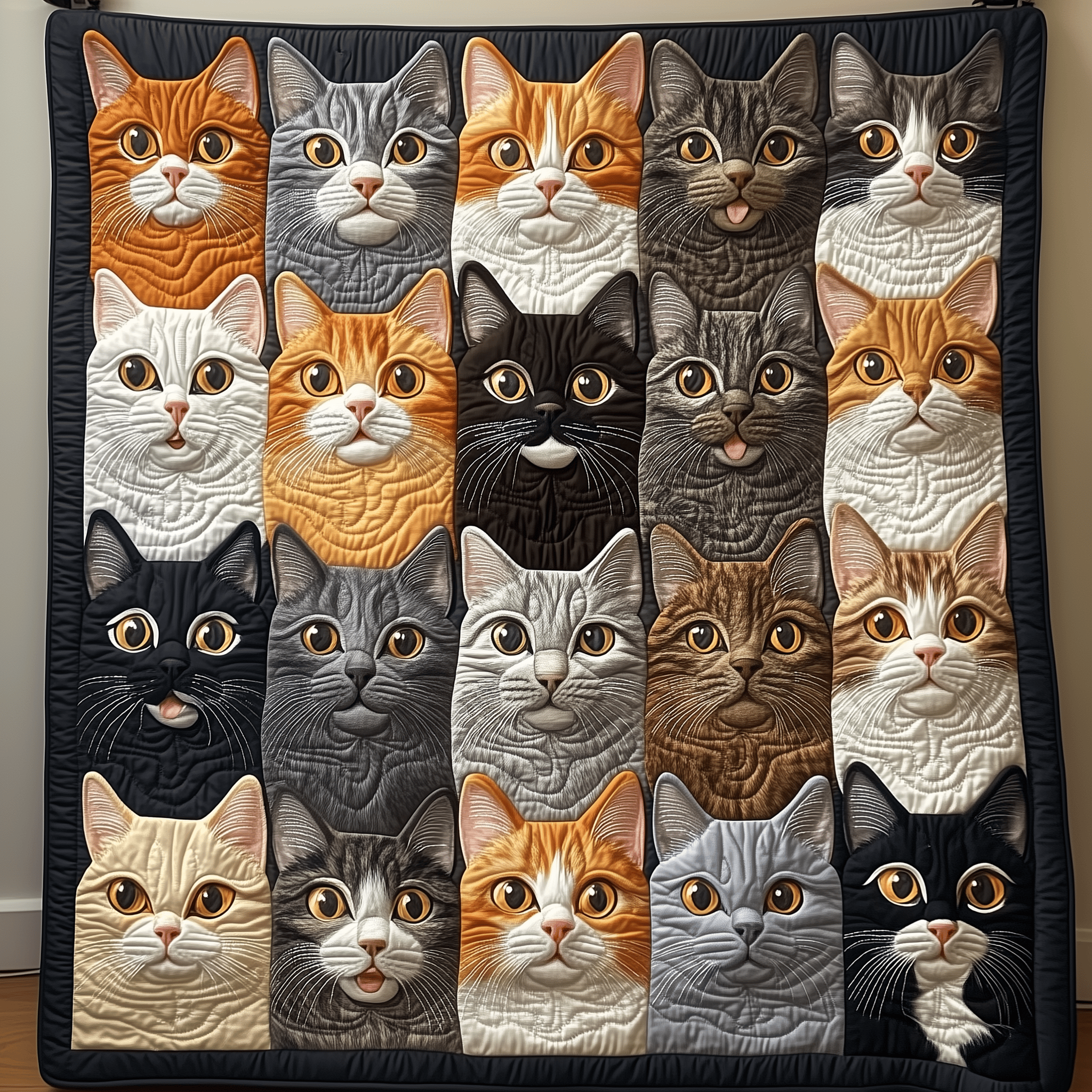 Cat Row Quilted Blanket Create Warm Memories with Our Blanket for All Ages Cat Row Quilted Blanket Create Warm Memories with Our Blanket for All Ages