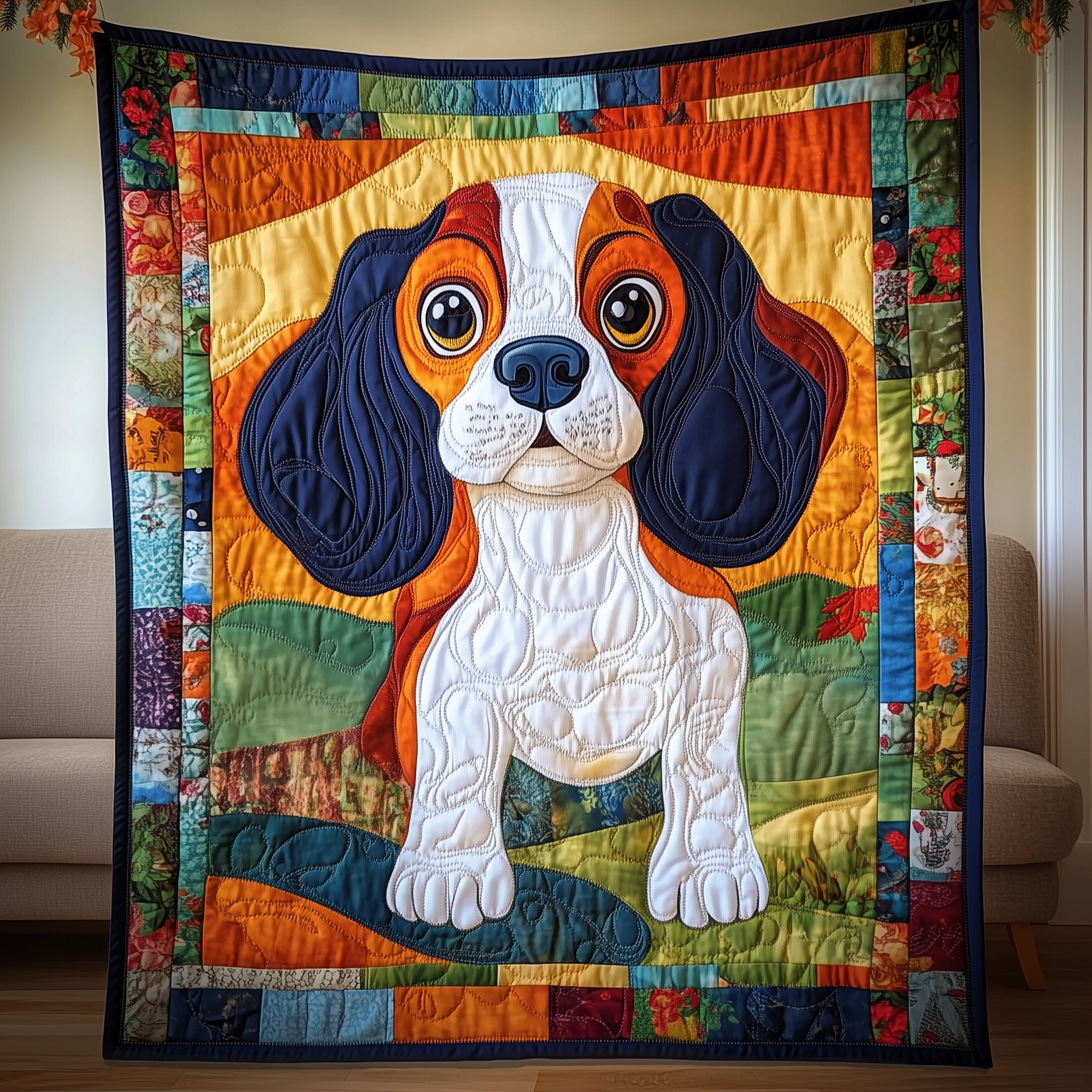 Cavalier King Charles Spaniel Quilted Blanket Feel Prepared for Any Occasion with a Versatile Blanket Cavalier King Charles Spaniel Quilted Blanket Feel Prepared for Any Occasion with a Versatile Blanket