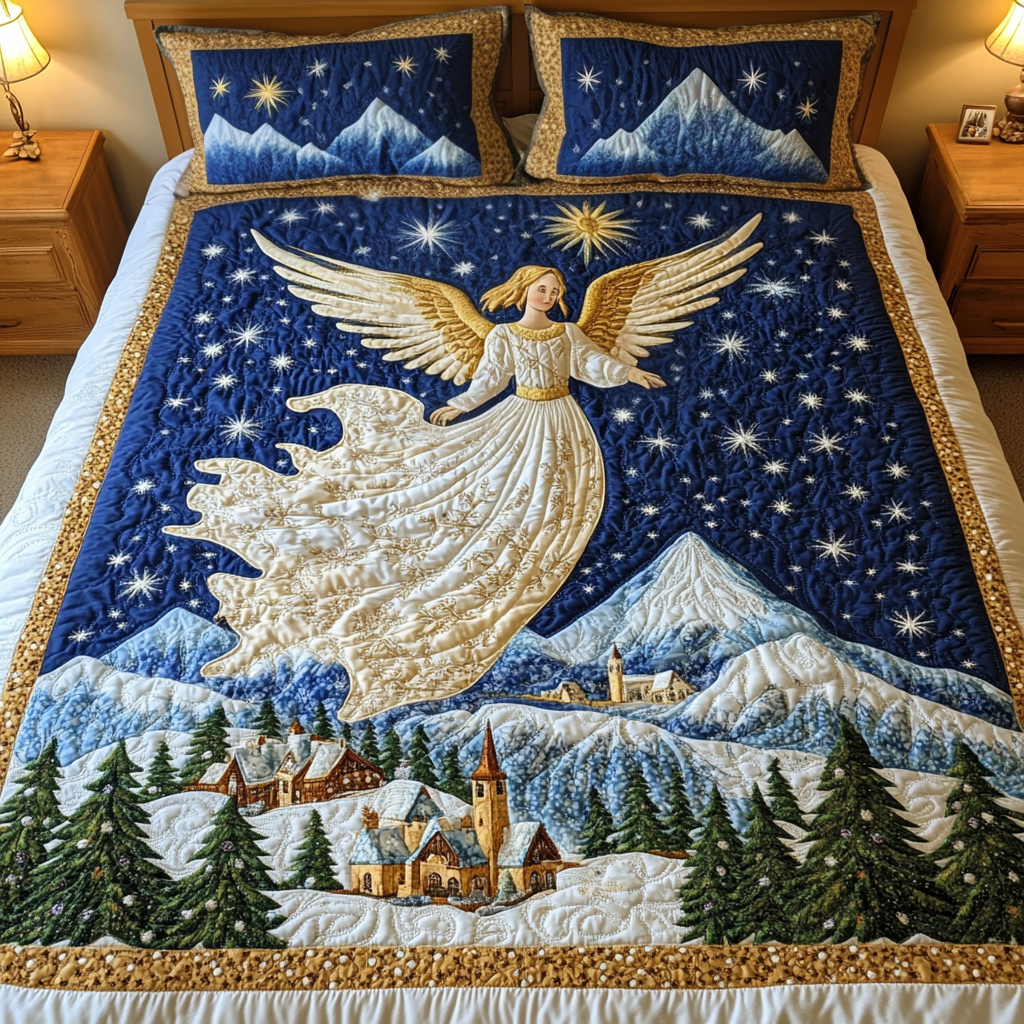 Celestial Glow Quilted Bedding Set Secret Santa Gift Ideas Celestial Glow Quilted Bedding Set Secret Santa Gift Ideas