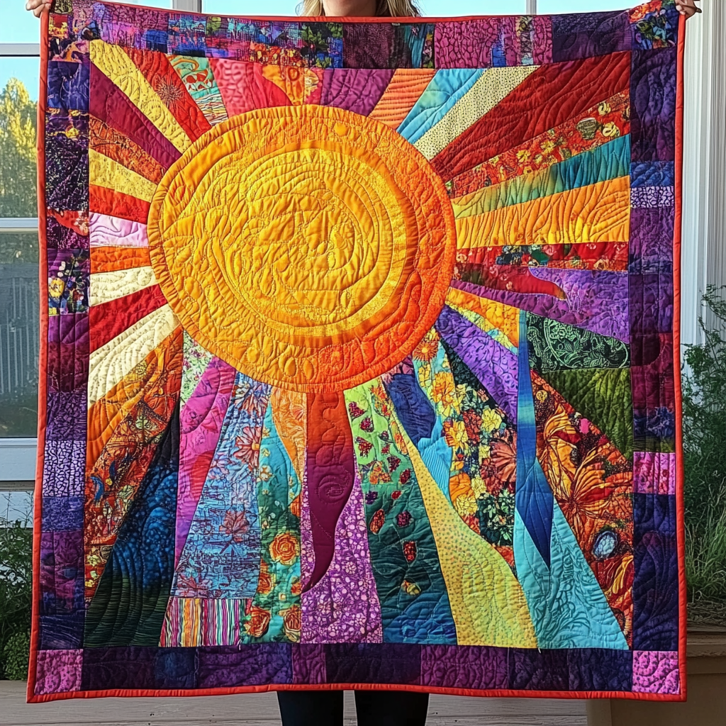 Celestial Rays Quilted Blanket Secret Santa Gifts Celestial Rays Quilted Blanket Secret Santa Gifts