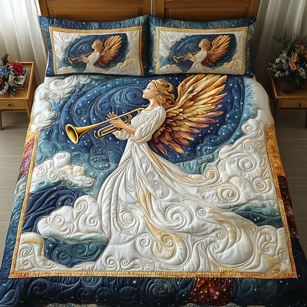 Celestial Song Quilted Bedding Set Corporate Christmas Gifts Celestial Song Quilted Bedding Set Corporate Christmas Gifts
