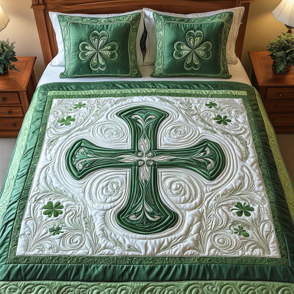 Celtic Tree Harmony Quilted Bedding Set Gifts For Garden Lovers Celtic Tree Harmony Quilted Bedding Set Gifts For Garden Lovers
