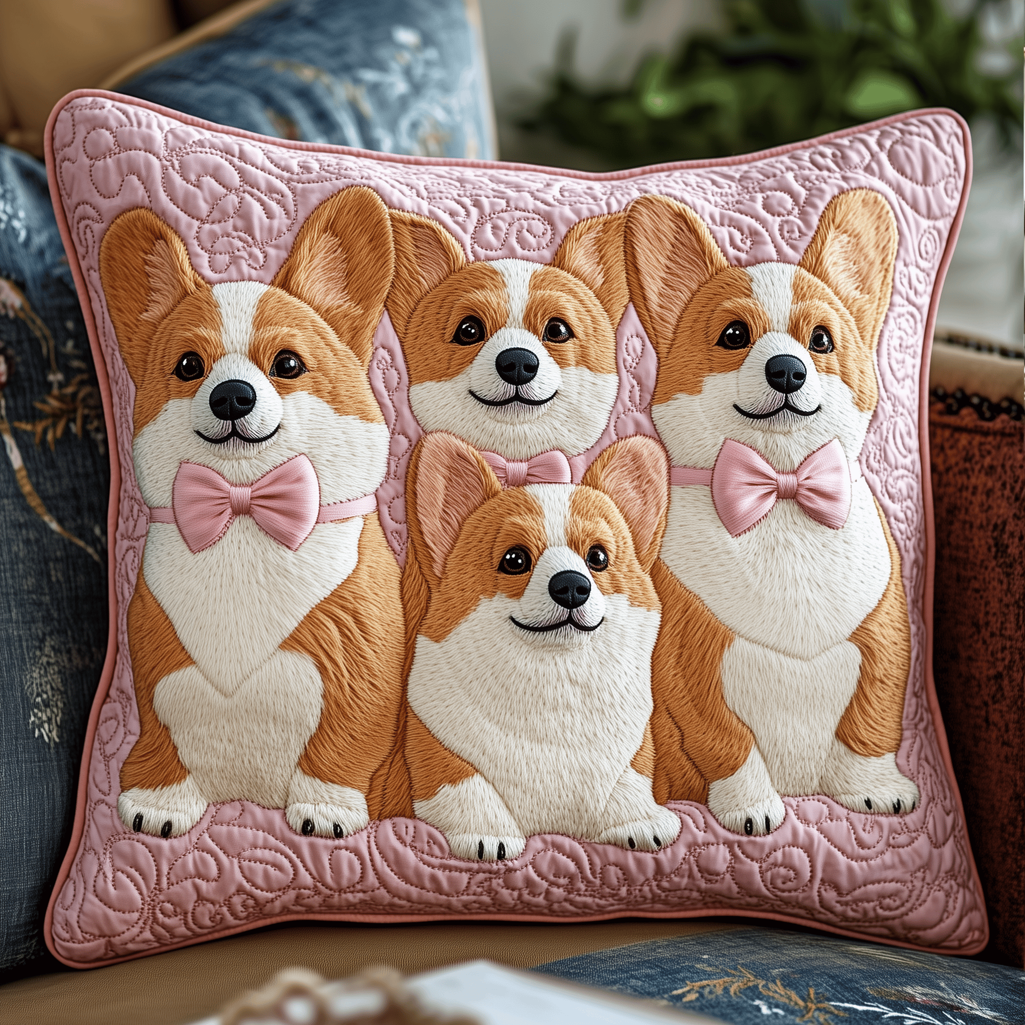 Charming Corgi Quilted Pillow Case Feel Calm and Cozy with Pillow Cases That Care Charming Corgi Quilted Pillow Case Feel Calm and Cozy with Pillow Cases That Care