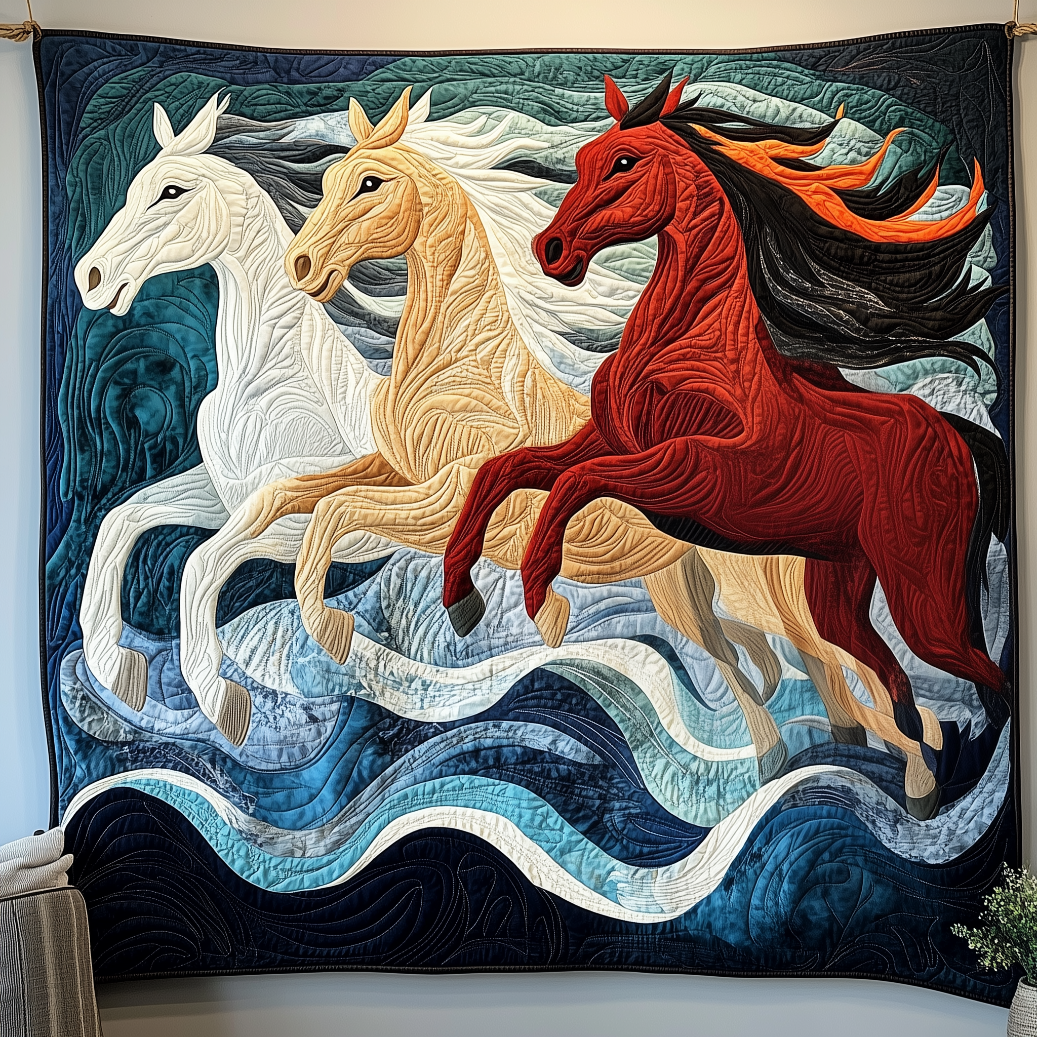 Charming Horse Quilted Blanket Sofa Throw Blanket Items Horse Gifts For Adults Charming Horse Quilted Blanket Sofa Throw Blanket Items Horse Gifts For Adults