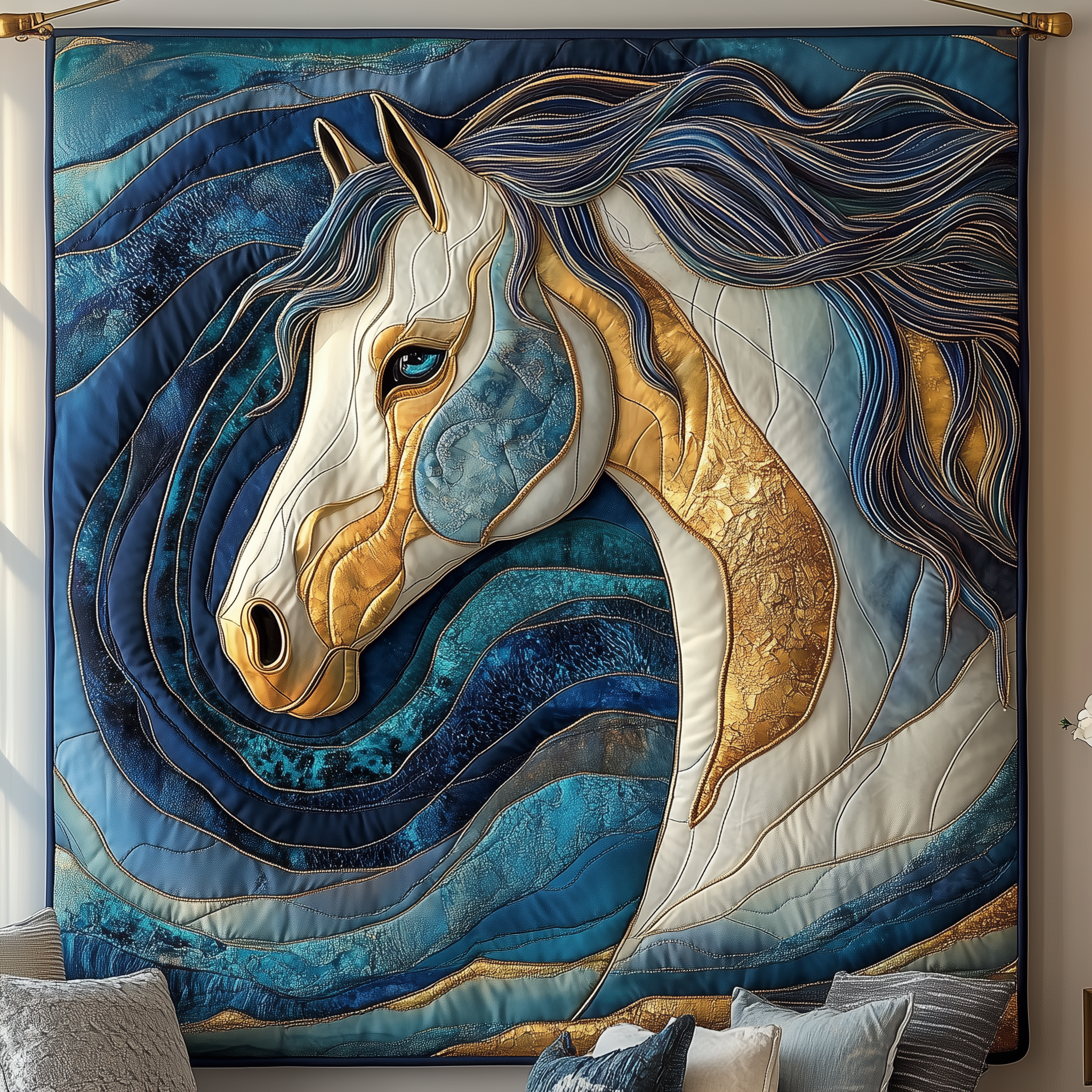 Charming Horse Quilted Blanket Sofa Throw Blanket Items Unique Gifts For Horse Lovers Charming Horse Quilted Blanket Sofa Throw Blanket Items Unique Gifts For Horse Lovers