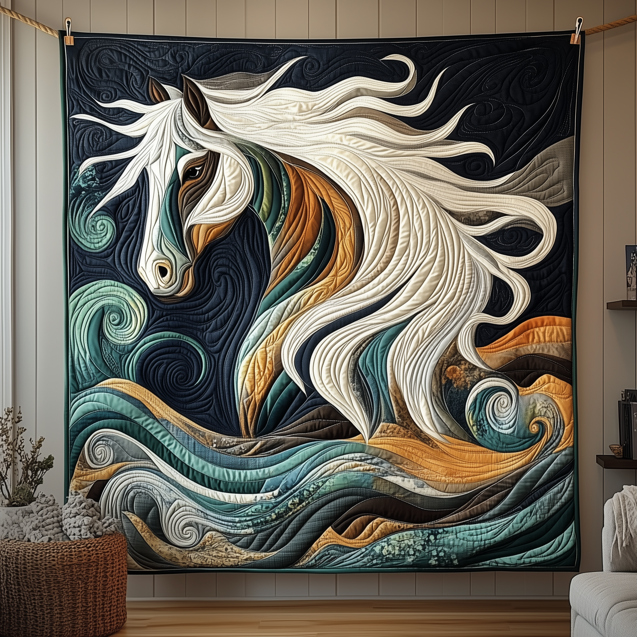 Charming Horse Quilted Blanket Sofa Throw Blanket Items Unique Horse Gifts For Ladies Charming Horse Quilted Blanket Sofa Throw Blanket Items Unique Horse Gifts For Ladies