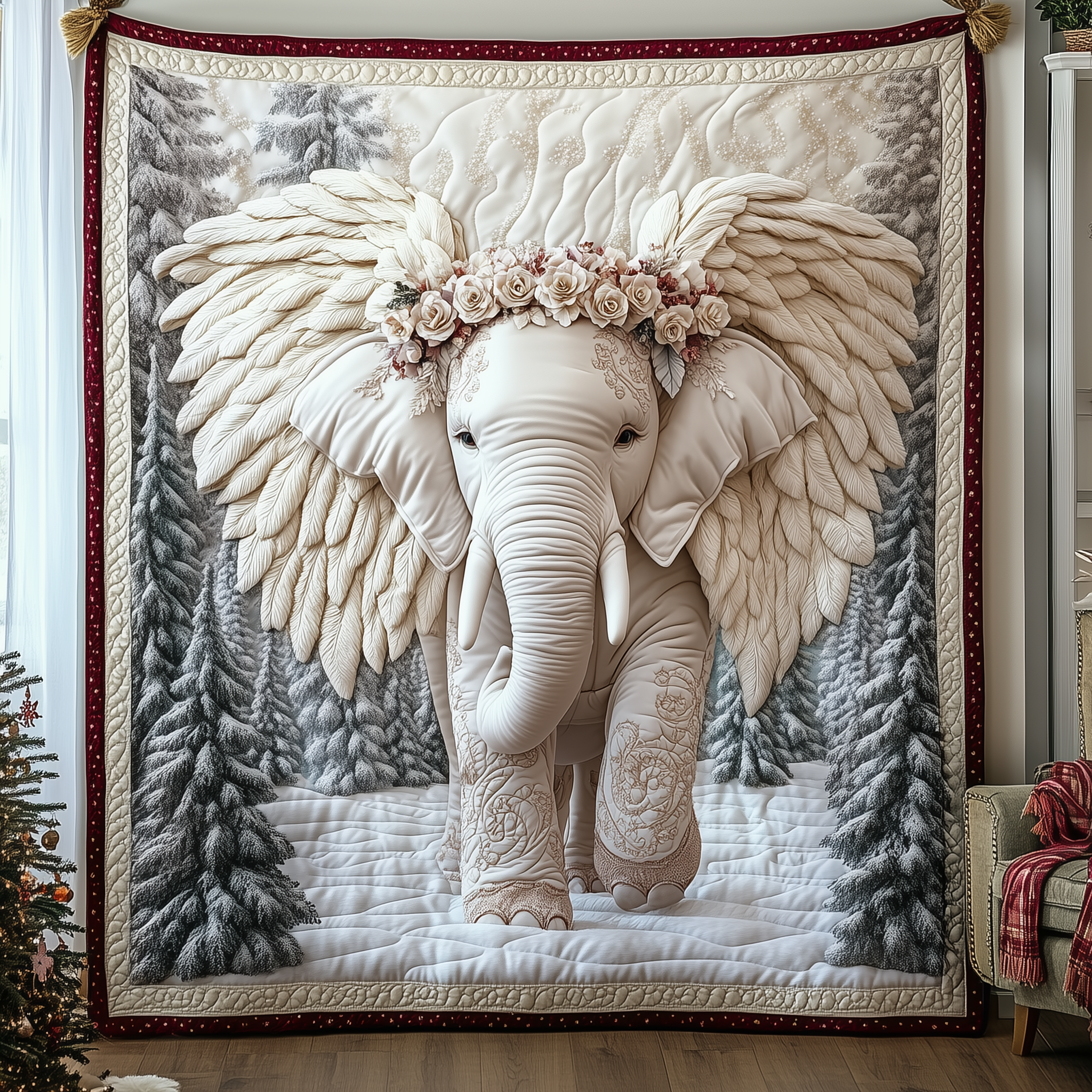 Charming White Elephant Quilted Blanket Best Throws For Sofas Elephant Gifts For Women Charming White Elephant Quilted Blanket Best Throws For Sofas Elephant Gifts For Women