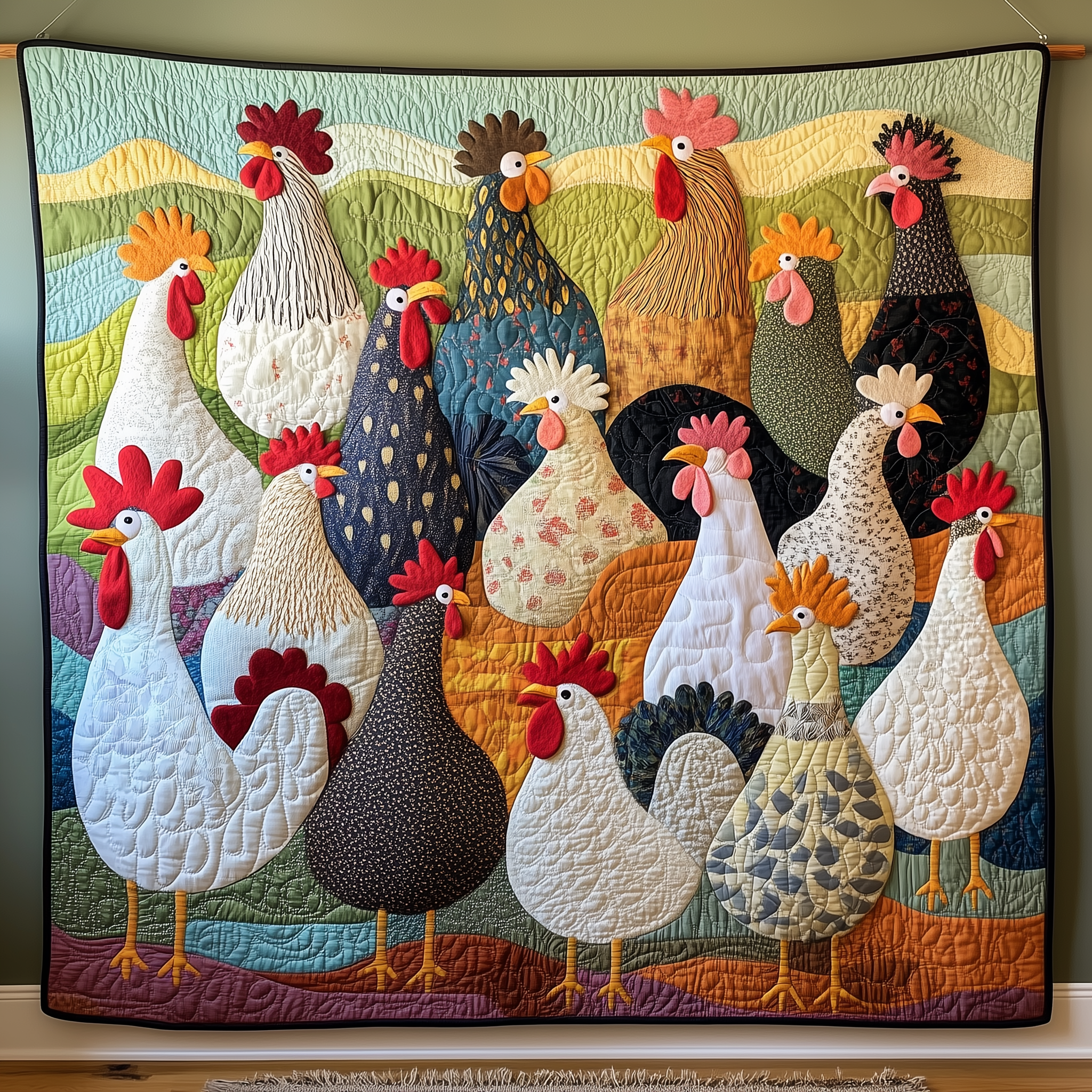 Chicken Invaders Quilted Blanket Experience True Personal Comfort with Our Blanket Chicken Invaders Quilted Blanket Experience True Personal Comfort with Our Blanket