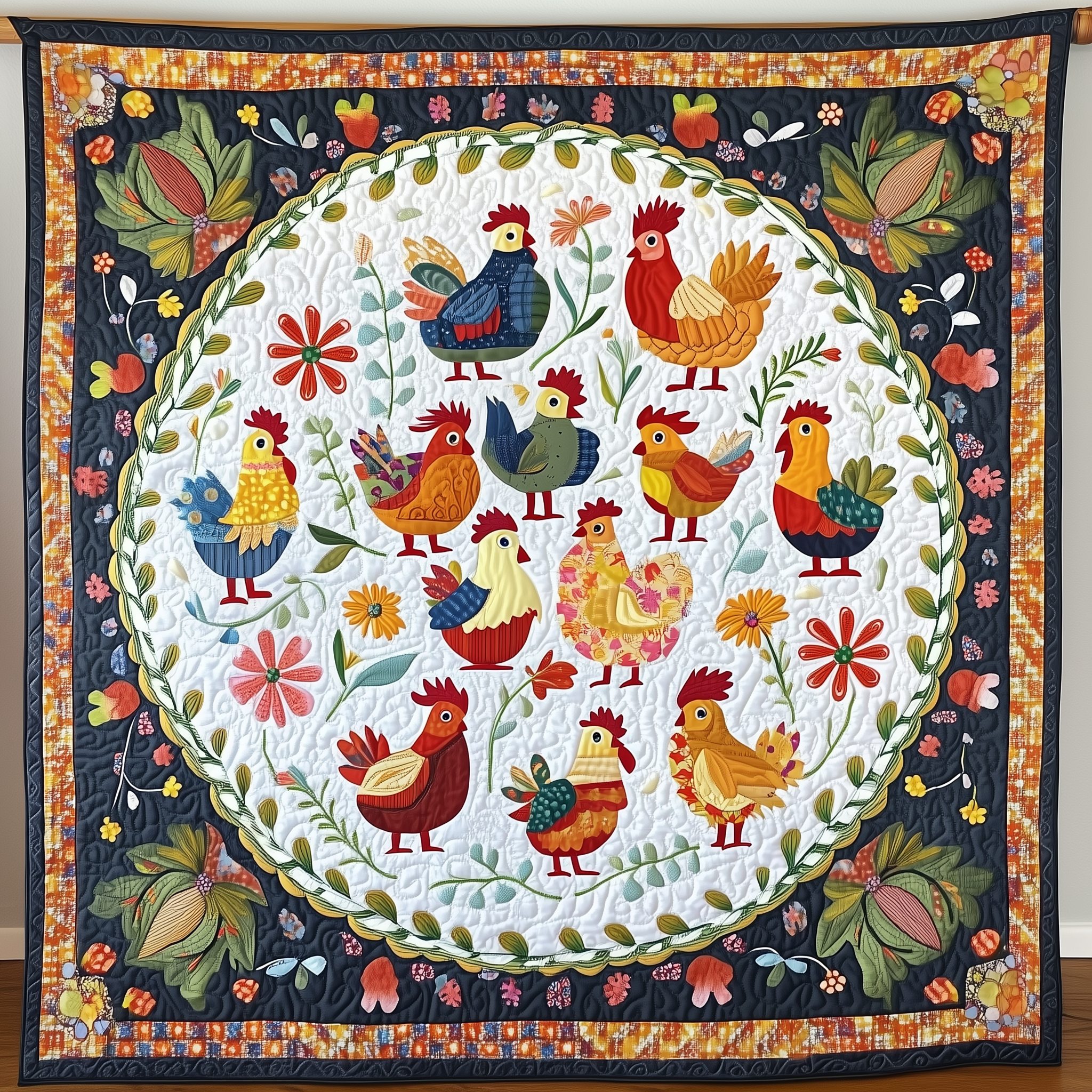 Chicken Quilted Blanket Feel Comfortable Indoors and Out with Our Multi-Use Blanket Chicken Quilted Blanket Feel Comfortable Indoors and Out with Our Multi-Use Blanket