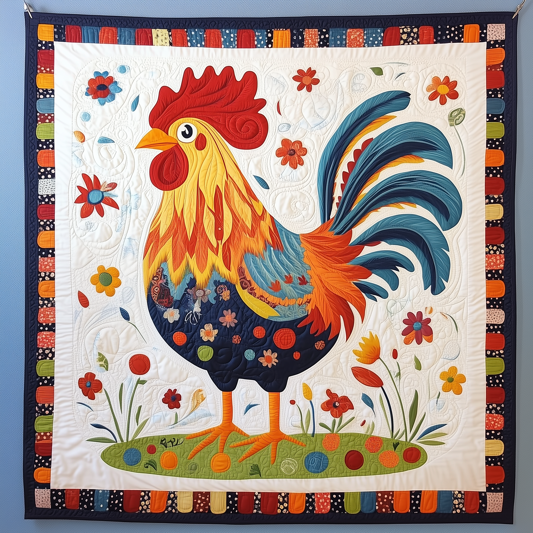Chicken Quilted Blanket Feel the Versatility of a Blanket That Adapts to You Chicken Quilted Blanket Feel the Versatility of a Blanket That Adapts to You