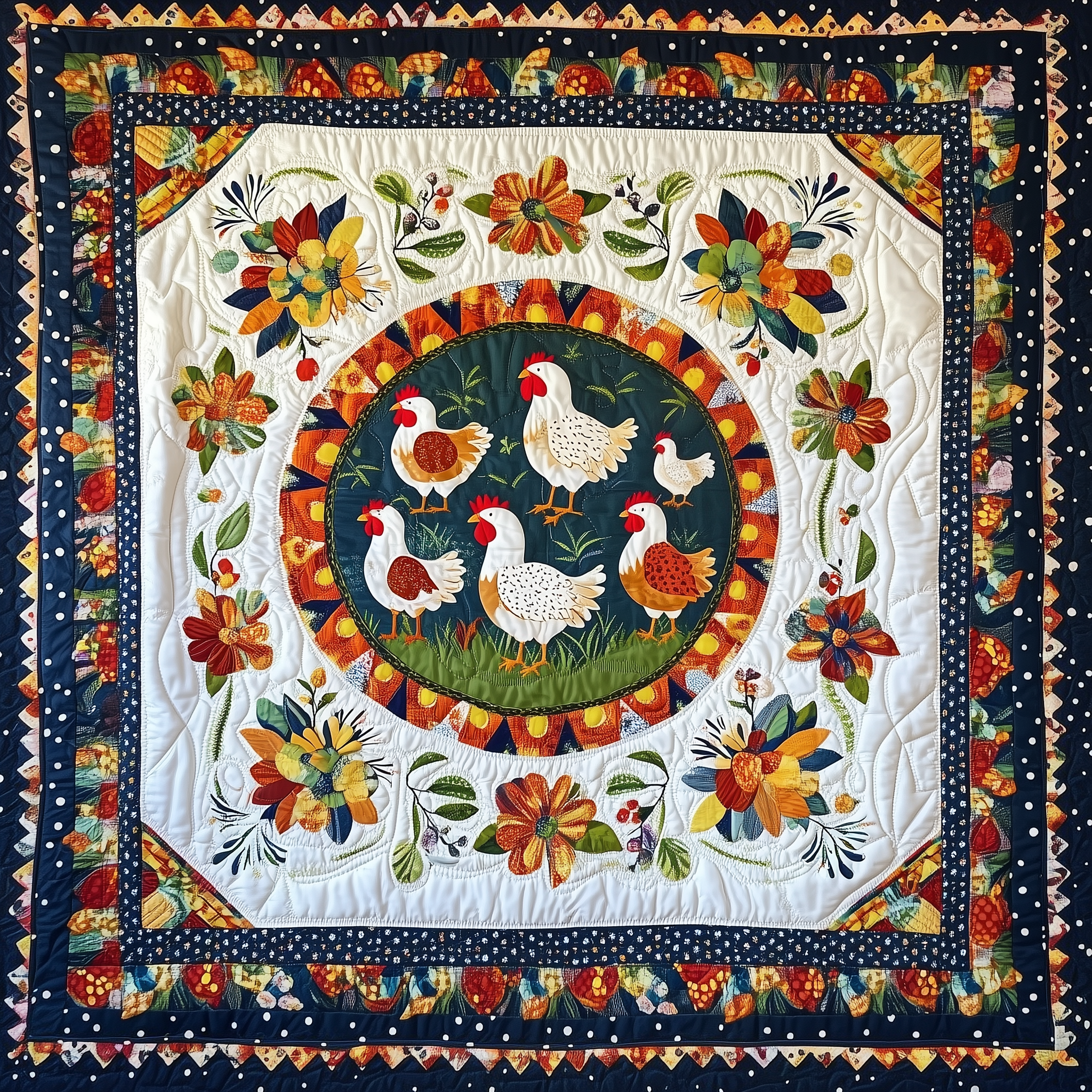 Chicken Quilted Blanket From Sofa to Bed, a Blanket That Does It All Chicken Quilted Blanket From Sofa to Bed, a Blanket That Does It All