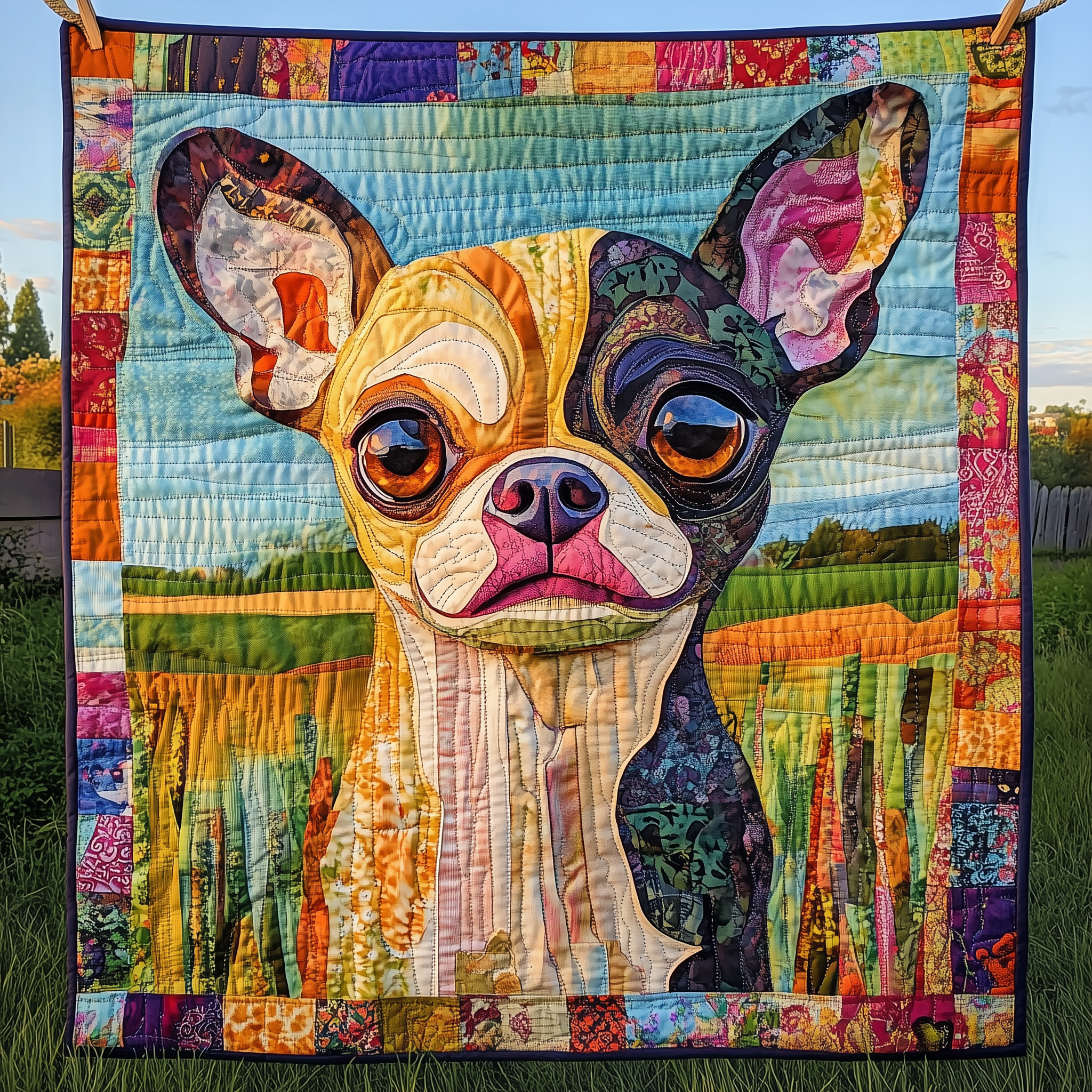 Chihuahua Quilted Blanket Feel Ready for Adventure with a Blanket That Travels Well Chihuahua Quilted Blanket Feel Ready for Adventure with a Blanket That Travels Well