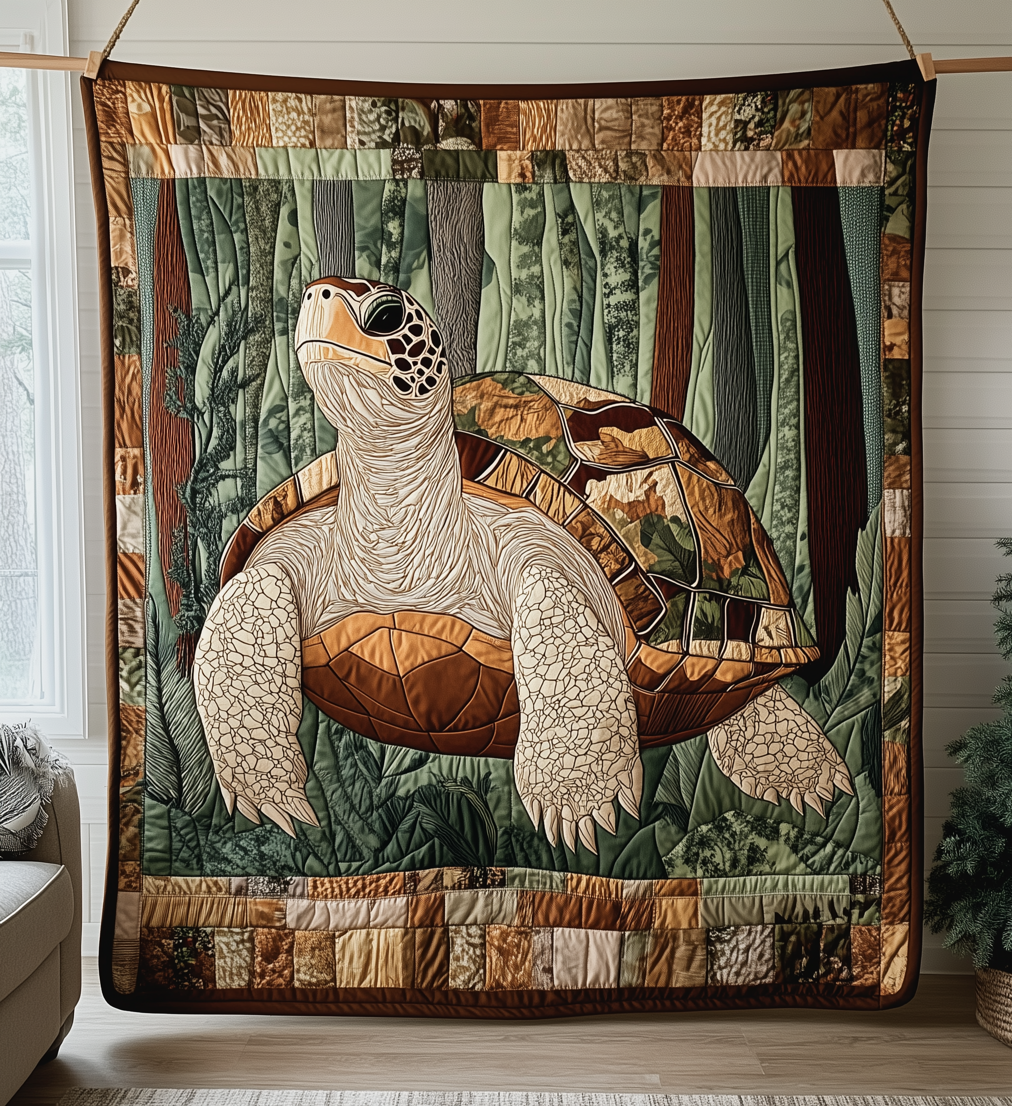 Chilling In The Jungles Tortoise Quilted Blanket Cute Unique Blanket Item Merch Turtle Gift Ideas Chilling In The Jungles Tortoise Quilted Blanket Cute Unique Blanket Item Merch Turtle Gift Ideas