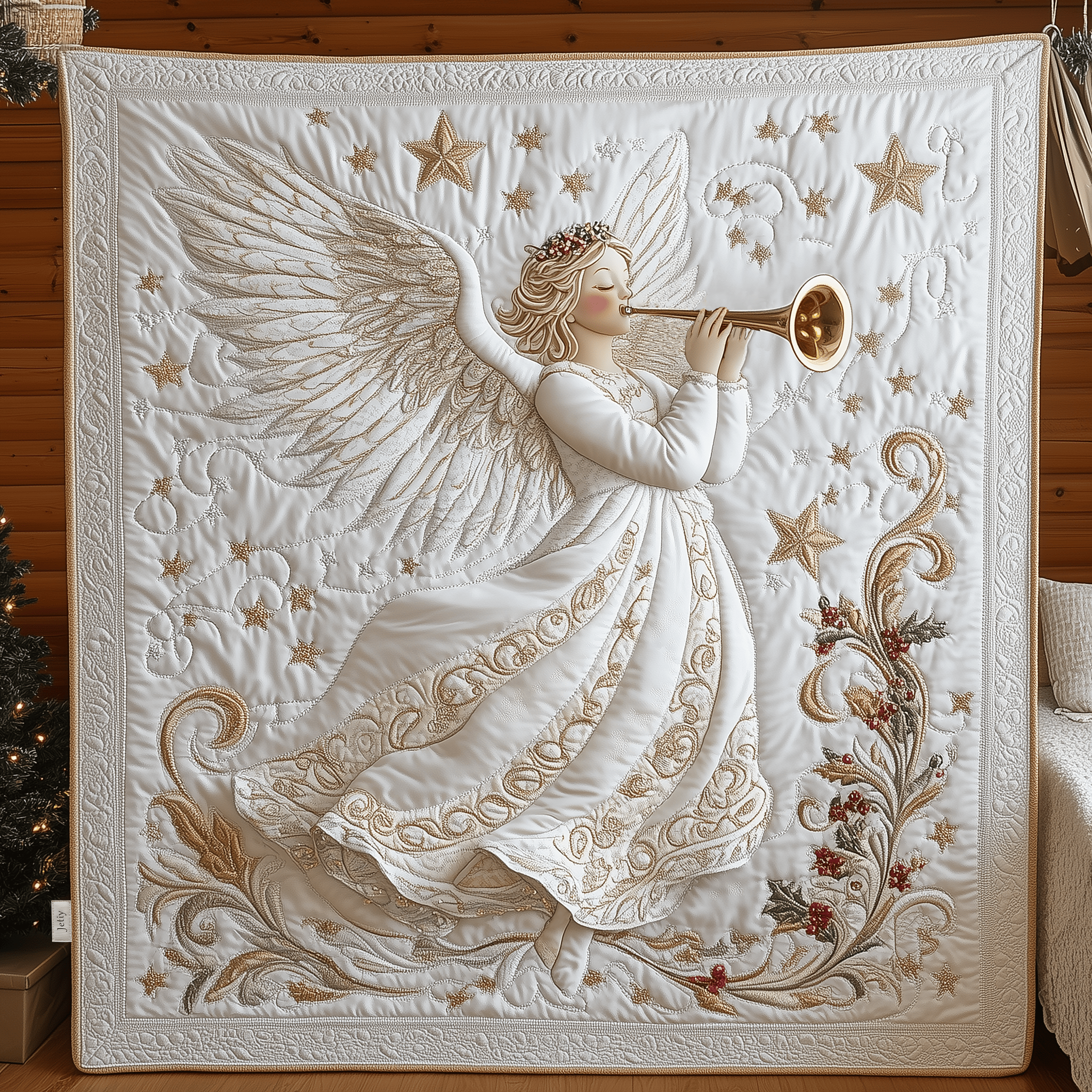 Christmas Angel Quilted Blanket Enjoy Tailored Comfort with Our Exclusive Blanket Christmas Angel Quilted Blanket Enjoy Tailored Comfort with Our Exclusive Blanket