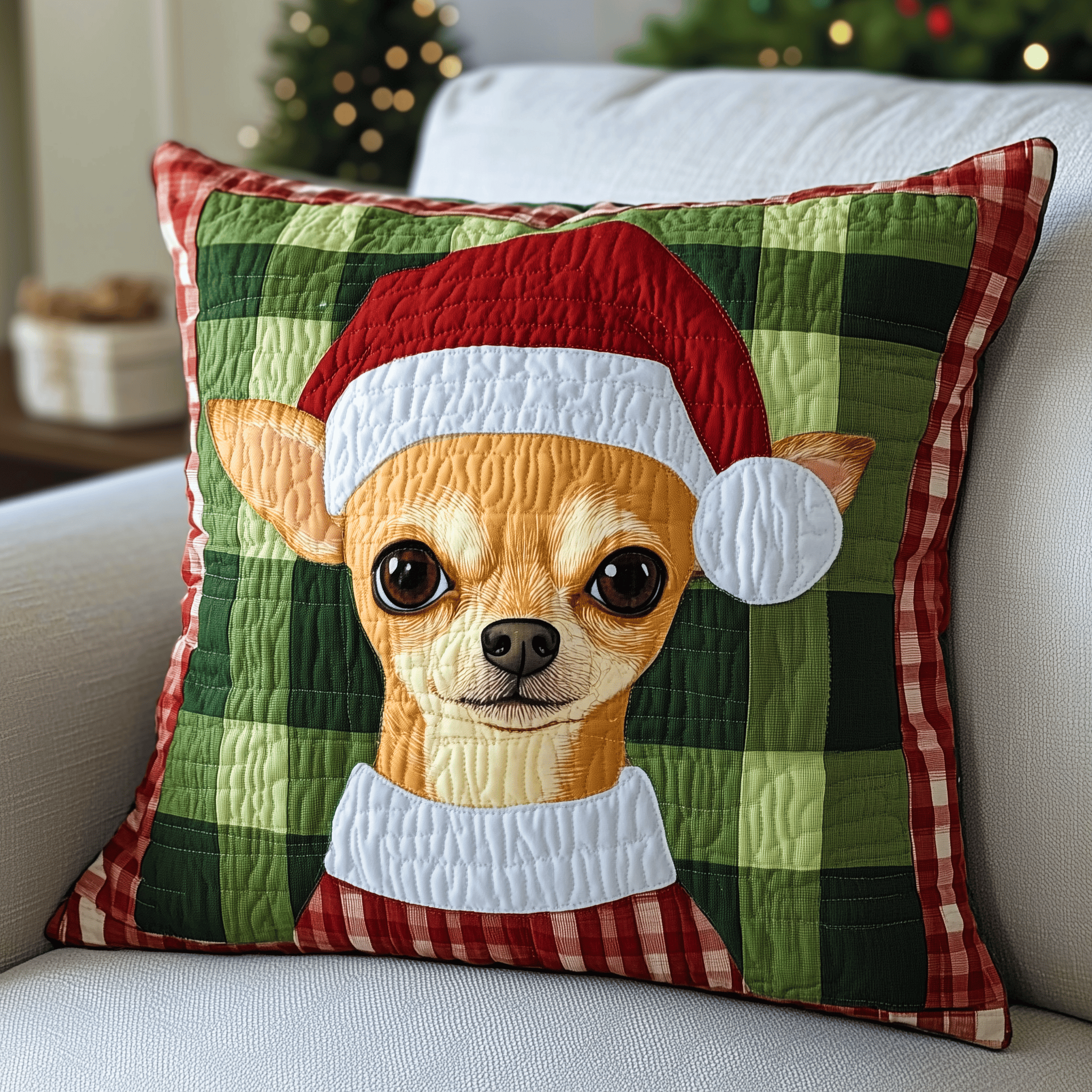 Christmas Chihuahua Quilted Pillow Case Don't Wait Comfort Starts with Our Pillow Cases Christmas Chihuahua Quilted Pillow Case Don't Wait Comfort Starts with Our Pillow Cases
