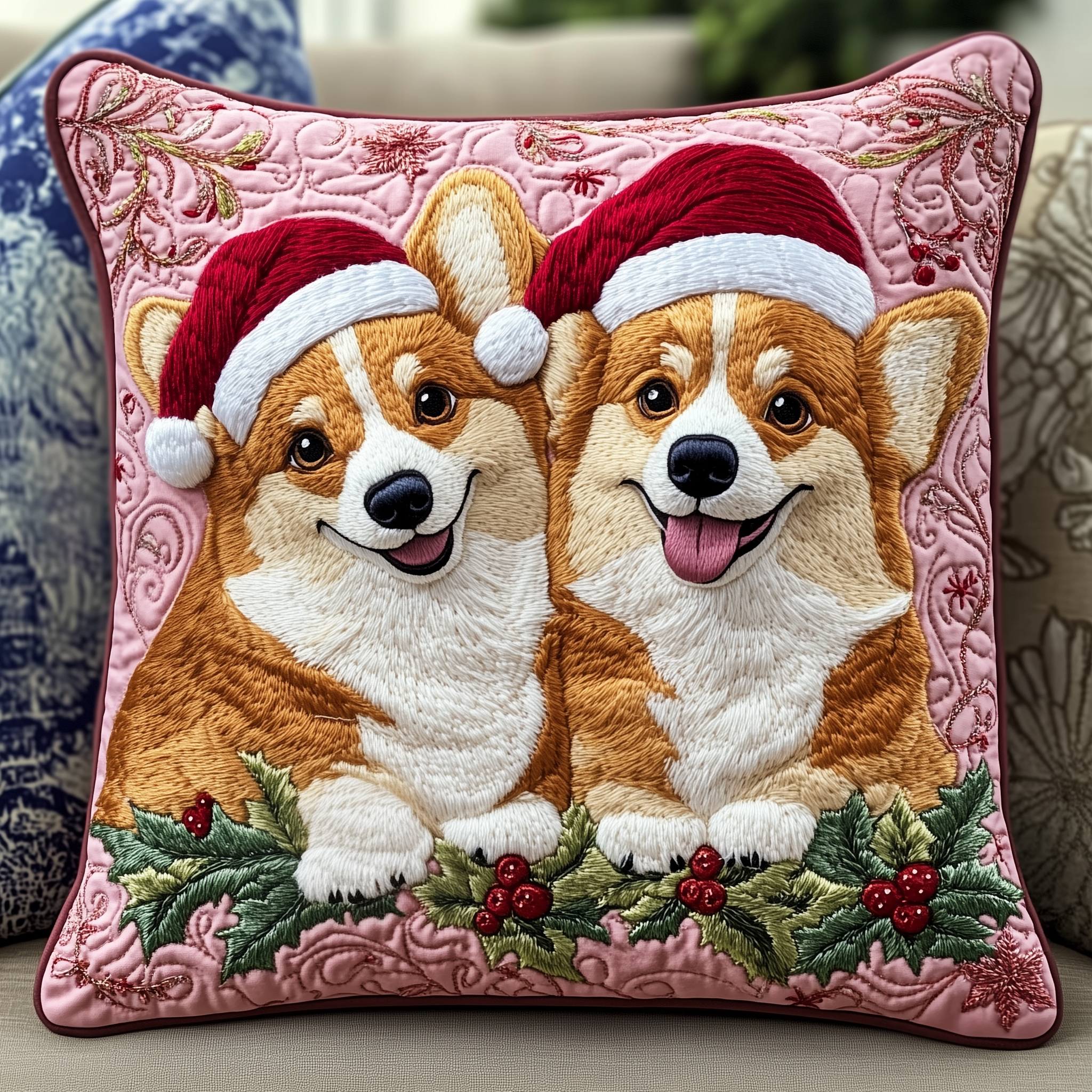 Christmas Corgi Couple Quilted Pillow Case Transform Your Bed with Pillow Cases That Impress Christmas Corgi Couple Quilted Pillow Case Transform Your Bed with Pillow Cases That Impress