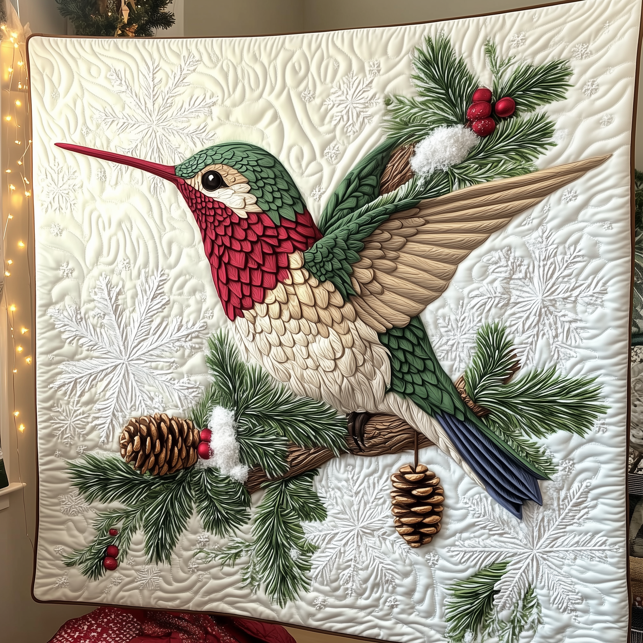 Christmas Hummingbird Quilted Blanket Best Throws For Sofas Unique Hummingbird Gifts Christmas Hummingbird Quilted Blanket Best Throws For Sofas Unique Hummingbird Gifts