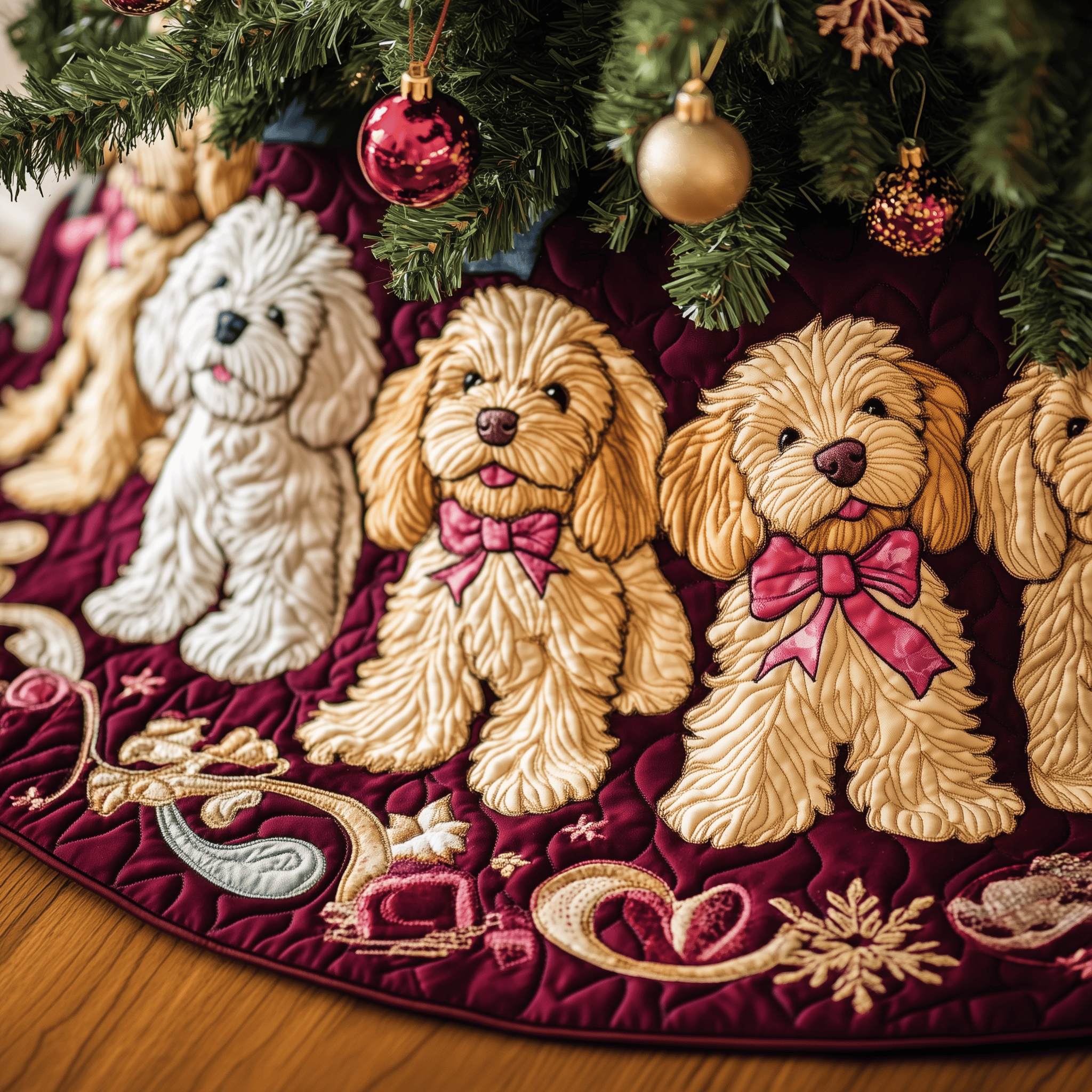 Christmas Joyful Doodle Quilted Tree Skirt Celebrate Love and Style with a Thoughtful Tree Skirt Christmas Joyful Doodle Quilted Tree Skirt Celebrate Love and Style with a Thoughtful Tree Skirt