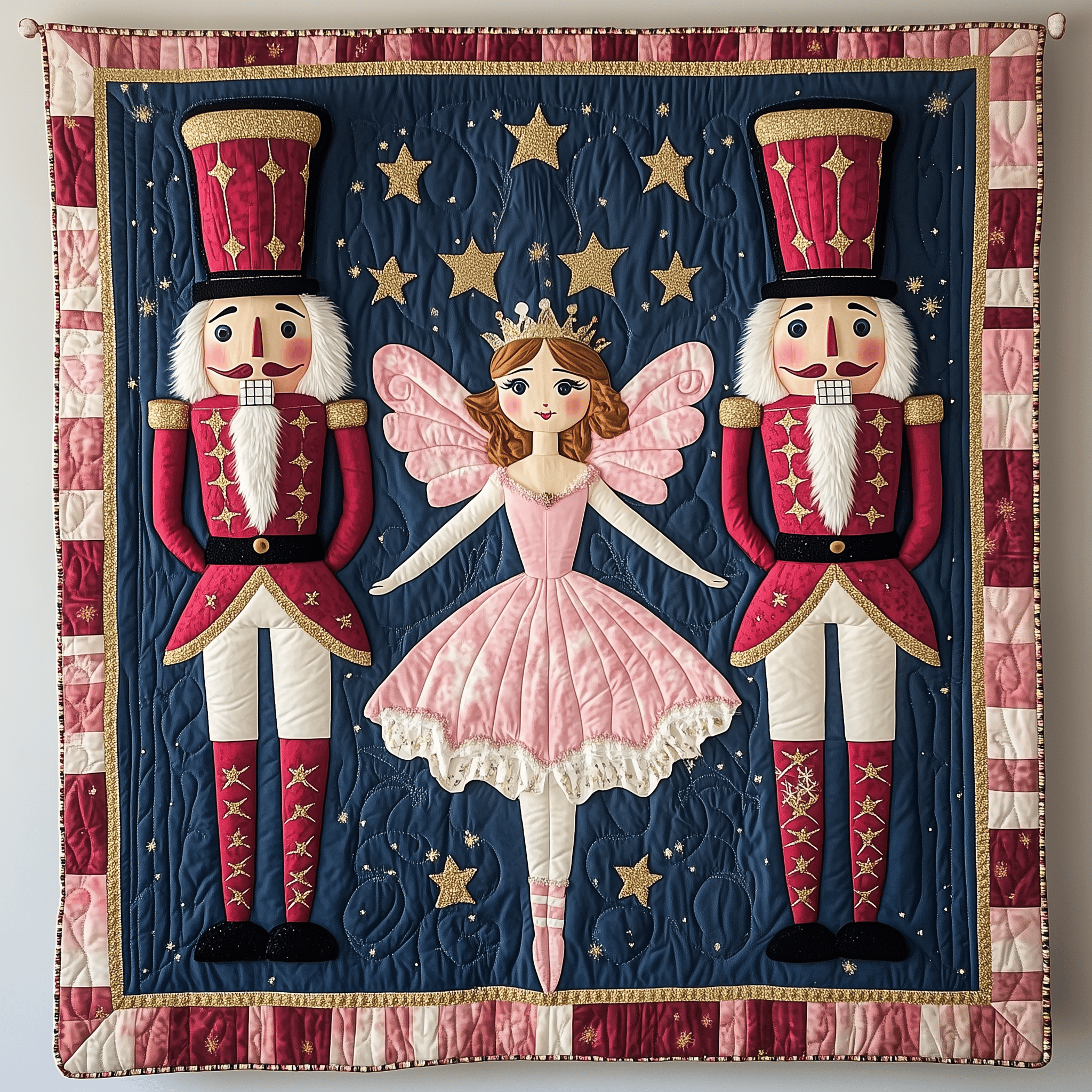 Christmas Nutcracker in Fairytale Quilted Blanket Feel At Ease with a Blanket That's Perfectly Practical Christmas Nutcracker in Fairytale Quilted Blanket Feel At Ease with a Blanket That's Perfectly Practical