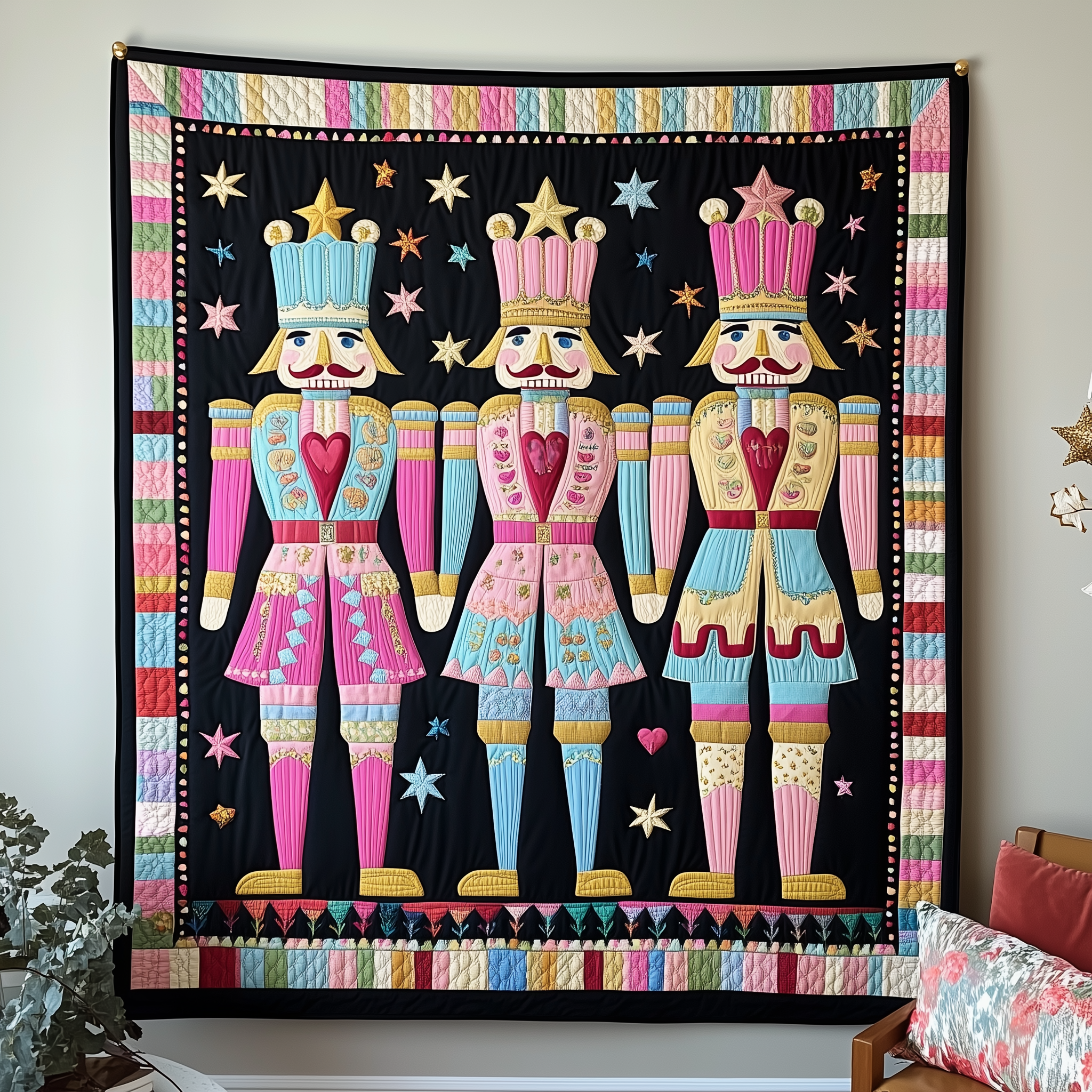 Christmas Nutcracker Quilted Blanket Feel Ready for Adventure with a Blanket That Travels Well Christmas Nutcracker Quilted Blanket Feel Ready for Adventure with a Blanket That Travels Well