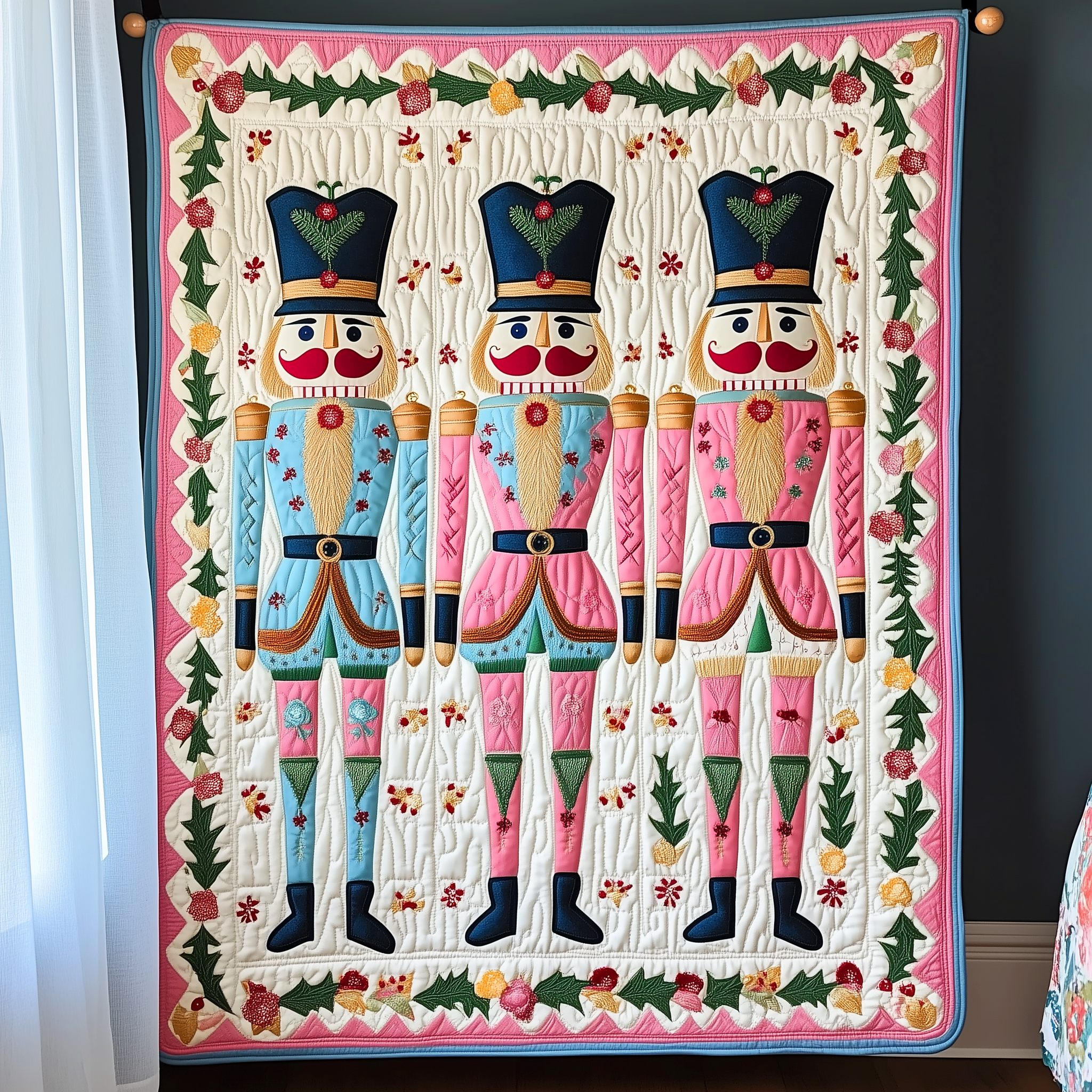 Christmas Nutcracker Quilted Blanket Feel the Power of Personalized Comfort with Our Blanket Christmas Nutcracker Quilted Blanket Feel the Power of Personalized Comfort with Our Blanket