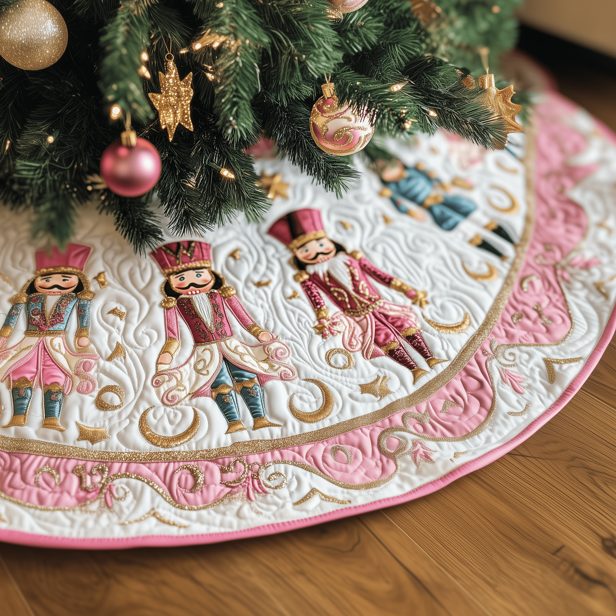 Christmas Nutcracker Quilted Tree Skirt Add Comfort and Joy to Your Home with a Durable Tree Skirt Christmas Nutcracker Quilted Tree Skirt Add Comfort and Joy to Your Home with a Durable Tree Skirt