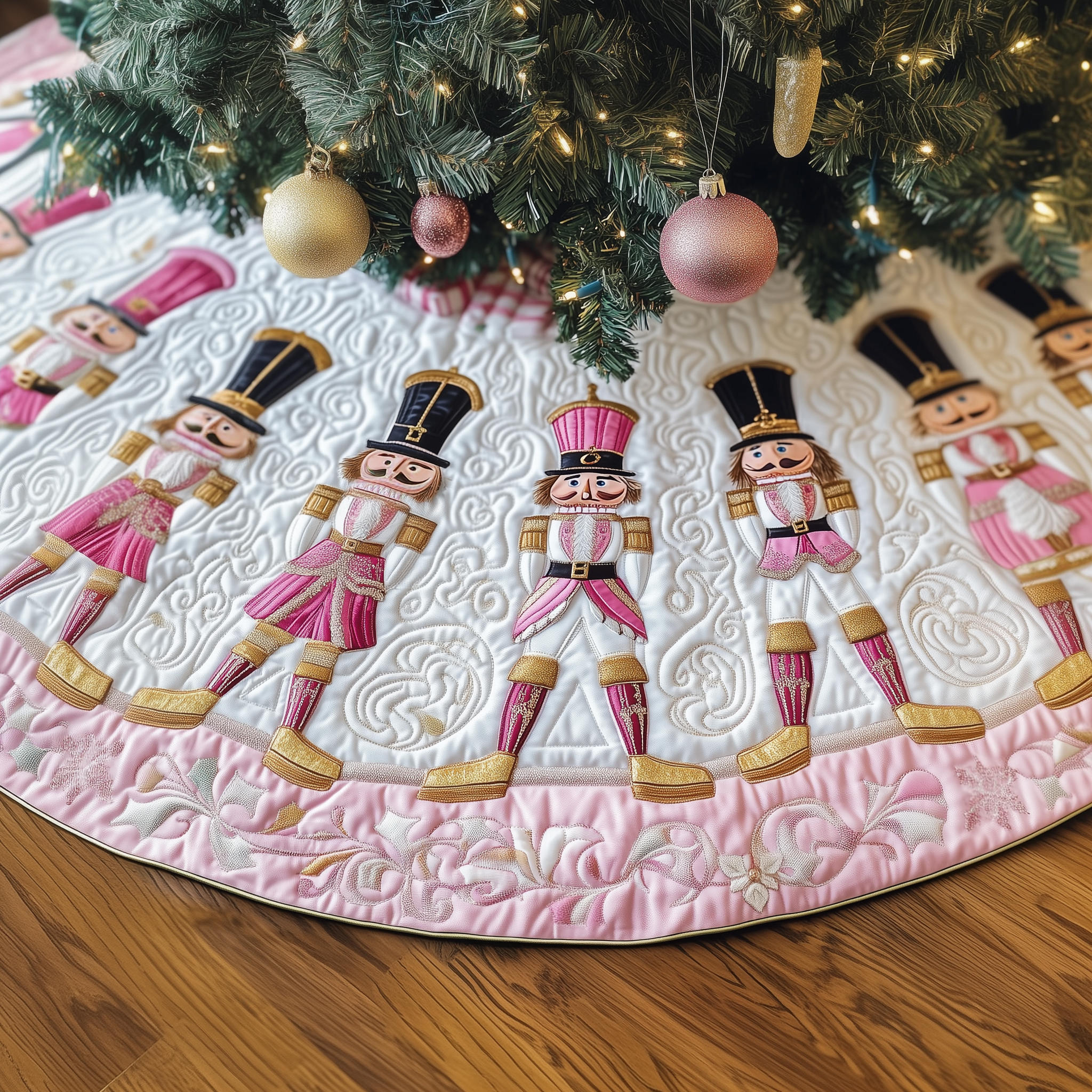Christmas Nutcracker Quilted Tree Skirt Enjoy Peace of Mind This Holiday with the Perfect Tree Skirt Christmas Nutcracker Quilted Tree Skirt Enjoy Peace of Mind This Holiday with the Perfect Tree Skirt