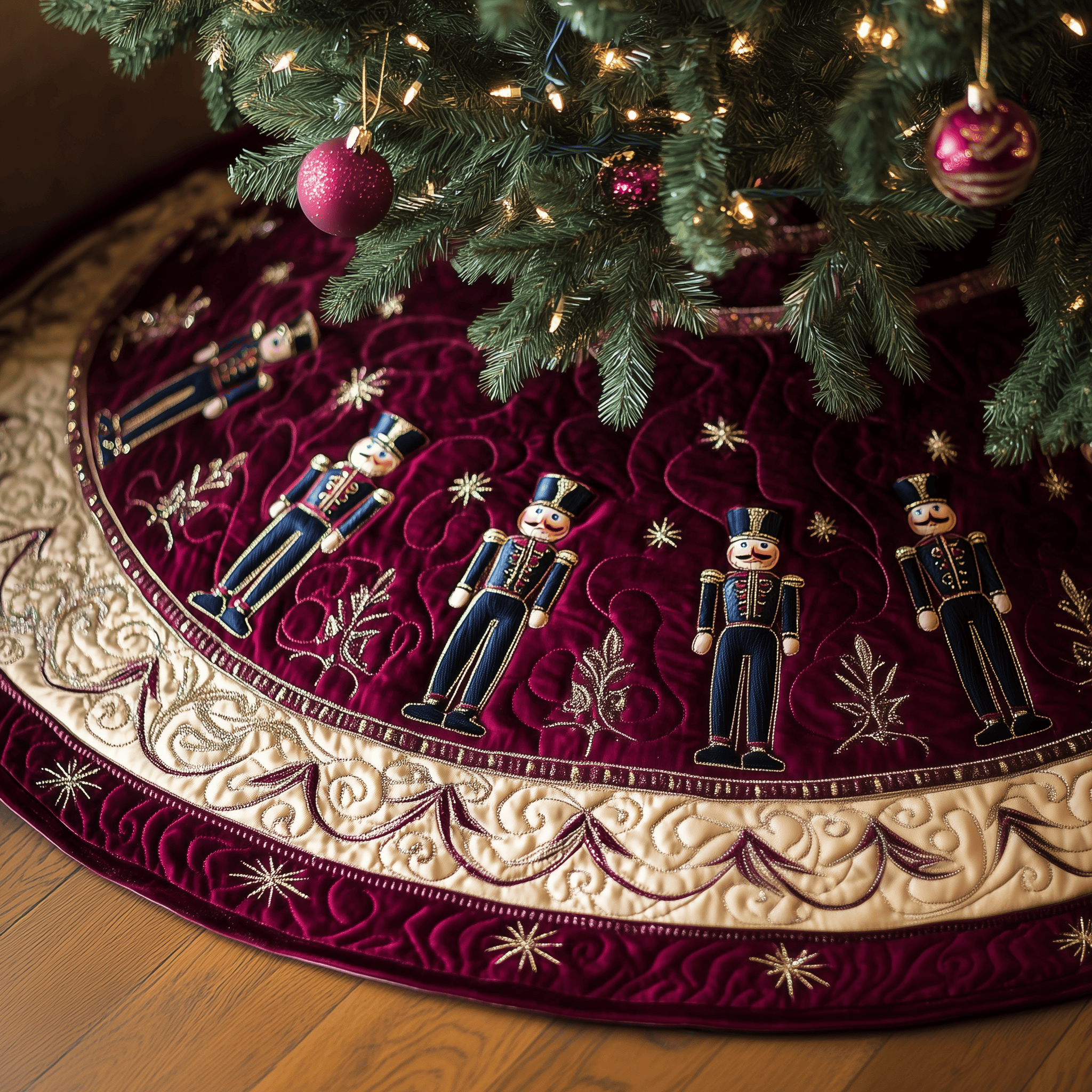 Christmas Nutcracker Quilted Tree Skirt Feel the Holidays Flow with a Trusted Tree Skirt Christmas Nutcracker Quilted Tree Skirt Feel the Holidays Flow with a Trusted Tree Skirt