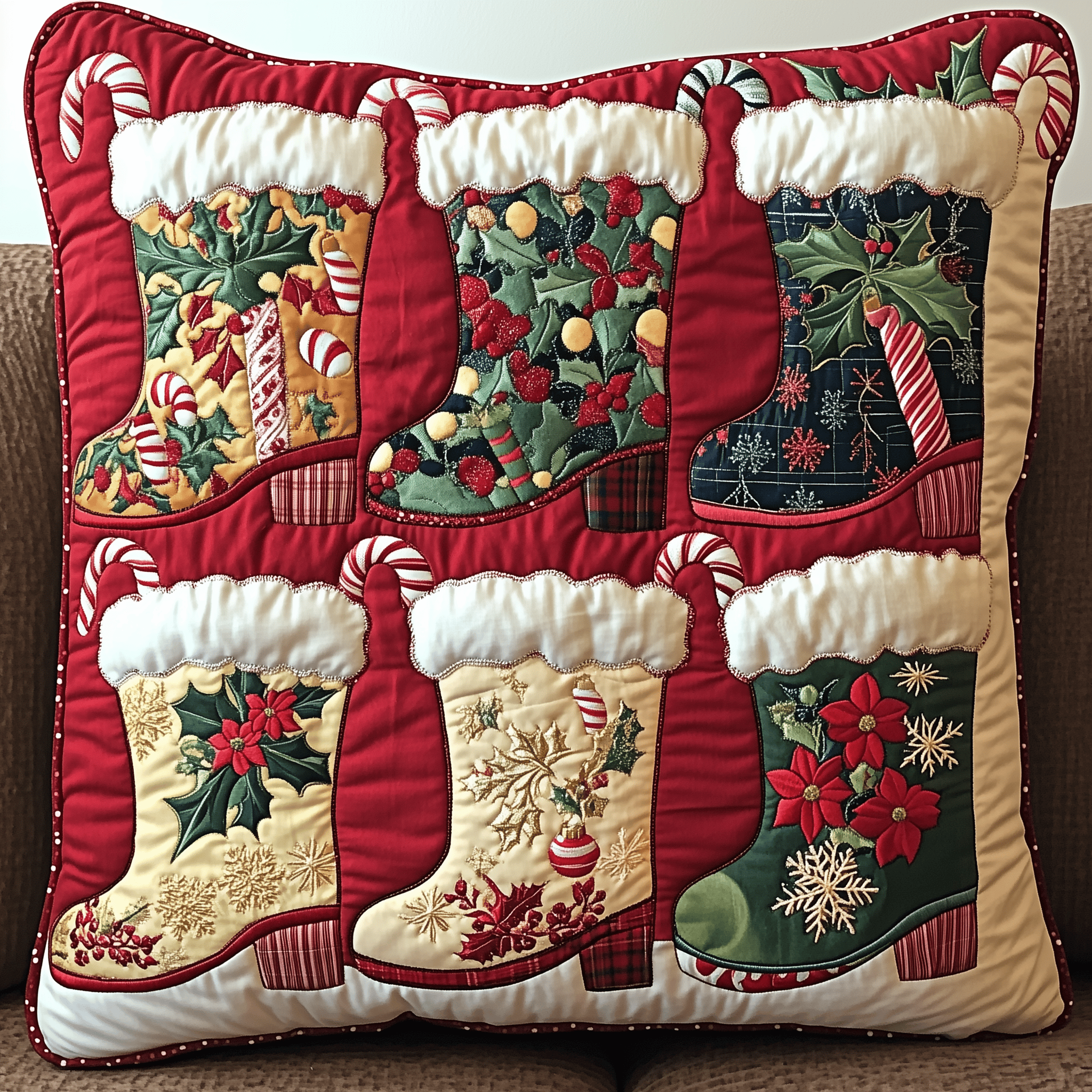 Christmas Santa Boot Quilted Pillow Case Feel the Future of Comfort with Modern Pillow Cases Christmas Santa Boot Quilted Pillow Case Feel the Future of Comfort with Modern Pillow Cases