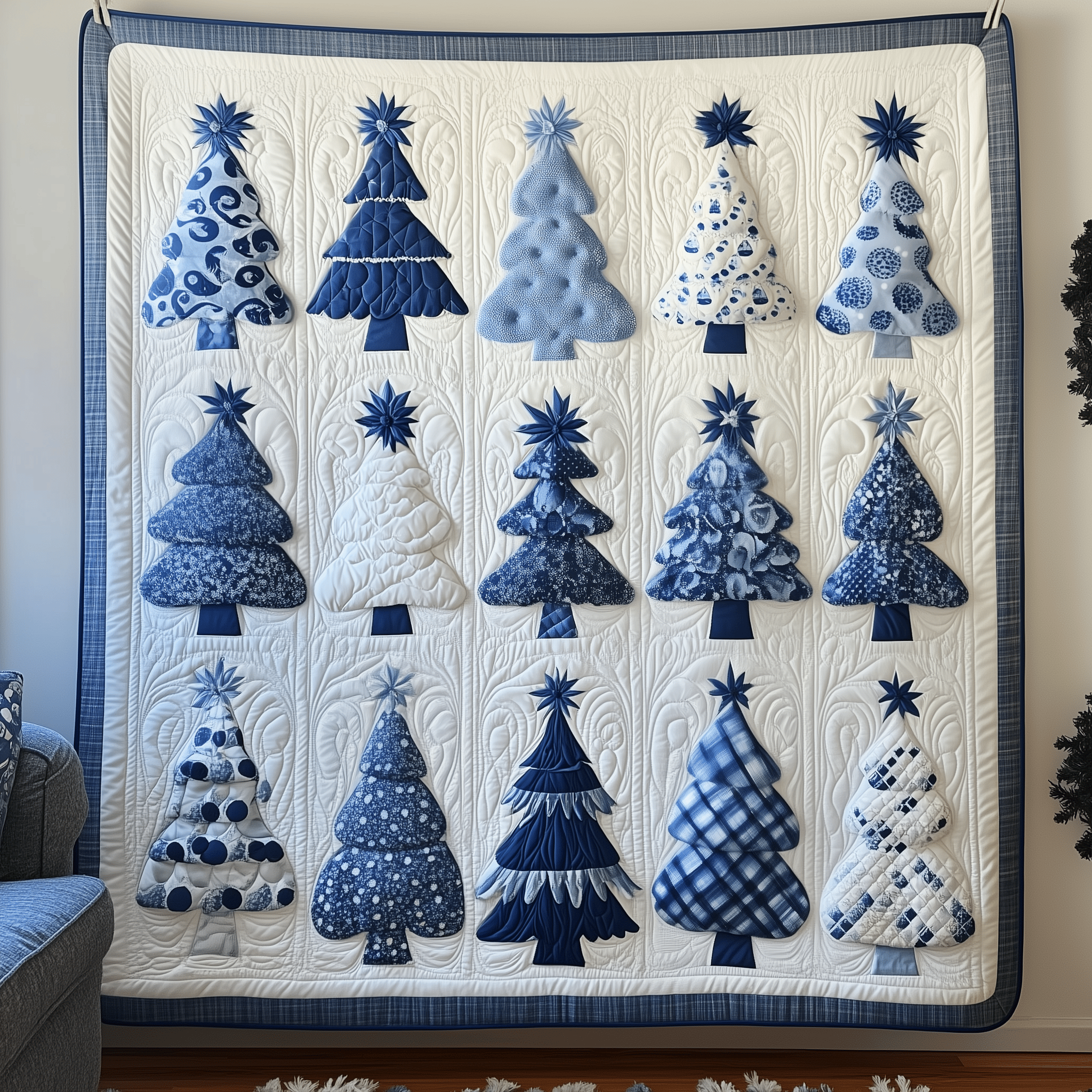 Christmas Tree Quilted Blanket Feel Prepared for Any Occasion with a Versatile Blanket Christmas Tree Quilted Blanket Feel Prepared for Any Occasion with a Versatile Blanket