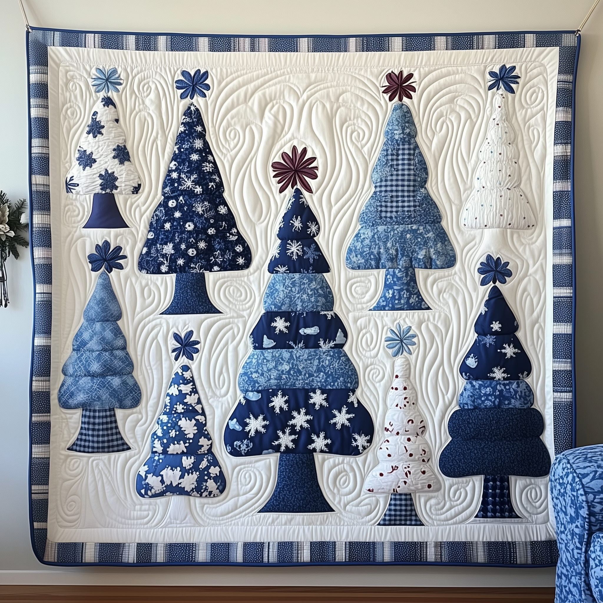 Christmas Tree Quilted Blanket Nice Throw Blankets Secret Santa Presents Christmas Tree Quilted Blanket Nice Throw Blankets Secret Santa Presents