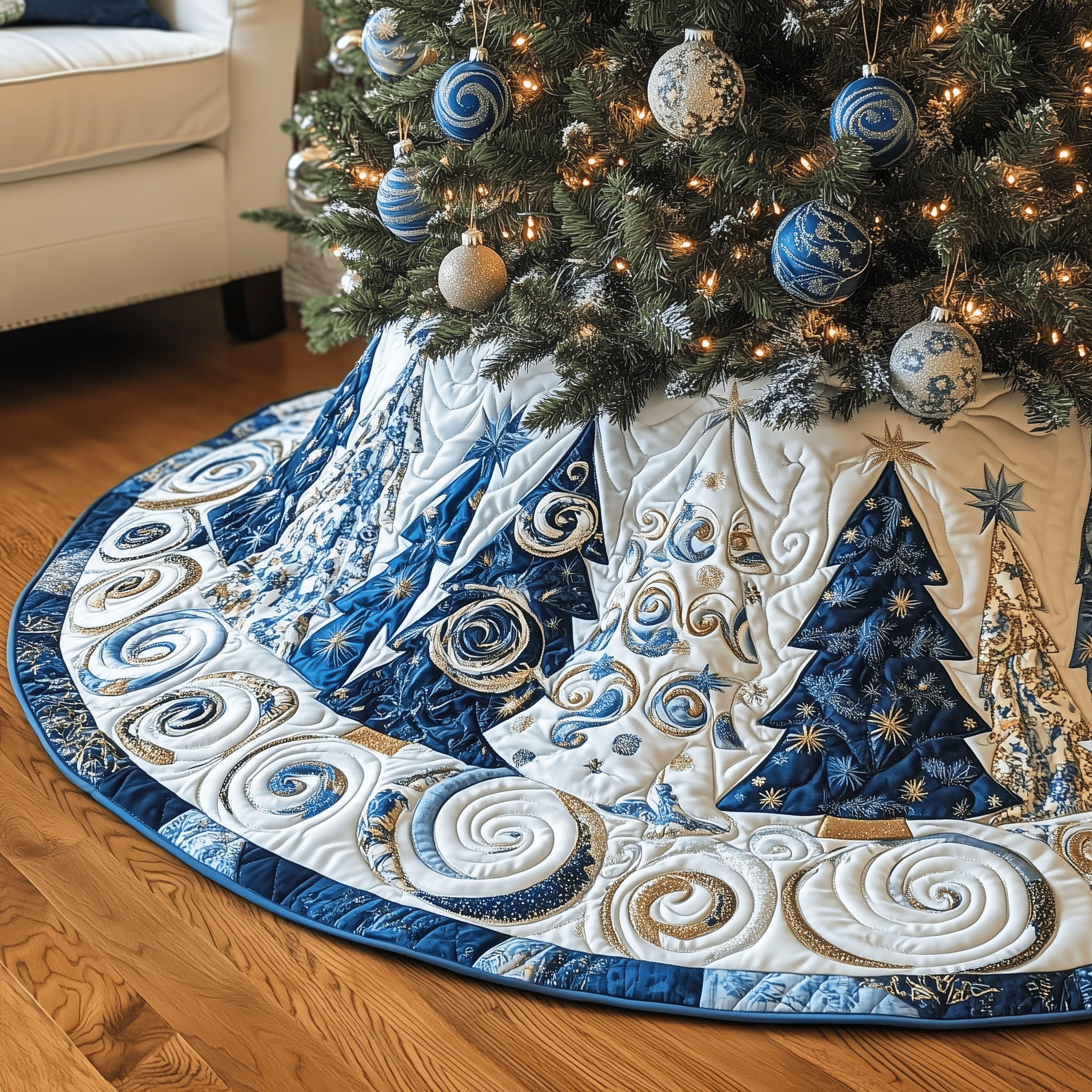 Christmas Tree Quilted Tree Skirt A Tree Skirt That Lets You Relax This Holiday Season Christmas Tree Quilted Tree Skirt A Tree Skirt That Lets You Relax This Holiday Season