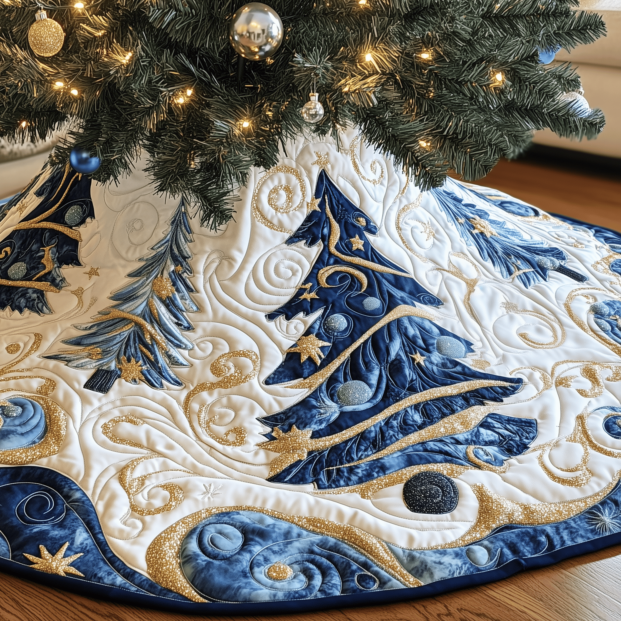 Christmas Tree Quilted Tree Skirt Add Heart to Your Holidays with a Durable Tree Skirt Christmas Tree Quilted Tree Skirt Add Heart to Your Holidays with a Durable Tree Skirt