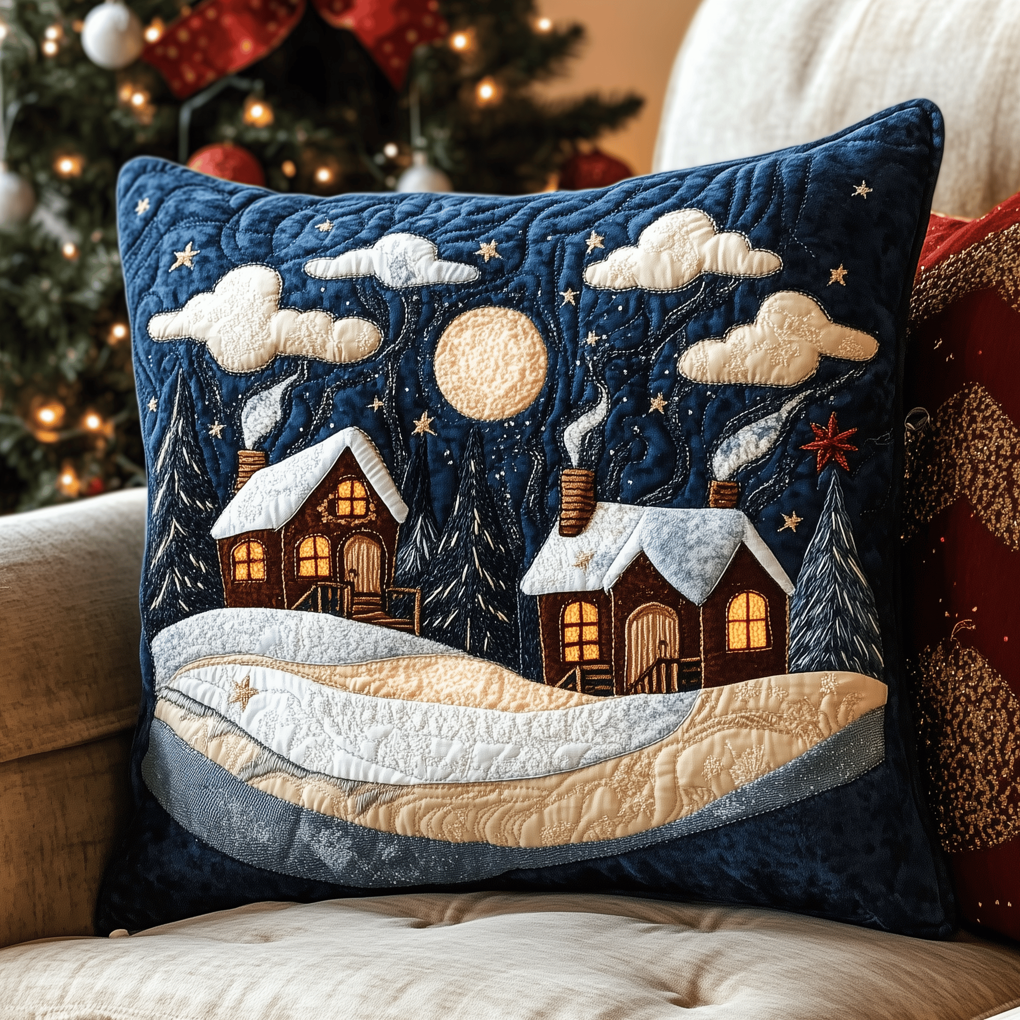 Christmas Village Quilted Pillow Case Revolutionize Your Sleep with CuttingEdge Pillow Cases Christmas Village Quilted Pillow Case Revolutionize Your Sleep with CuttingEdge Pillow Cases