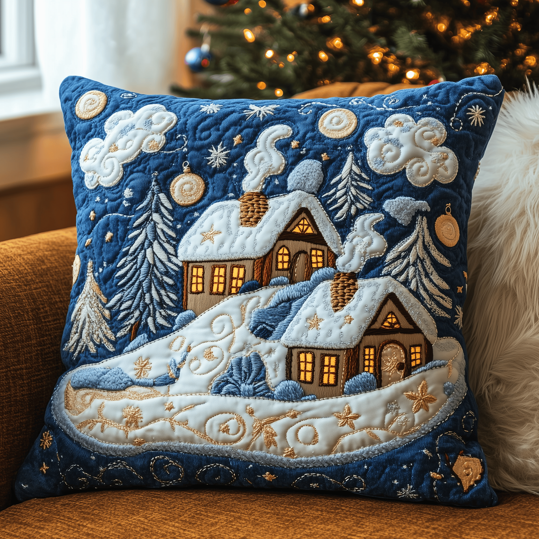 Christmas Village Quilted Pillow Case Simplify Your Sleep Routine with Quality Pillow Cases Christmas Village Quilted Pillow Case Simplify Your Sleep Routine with Quality Pillow Cases