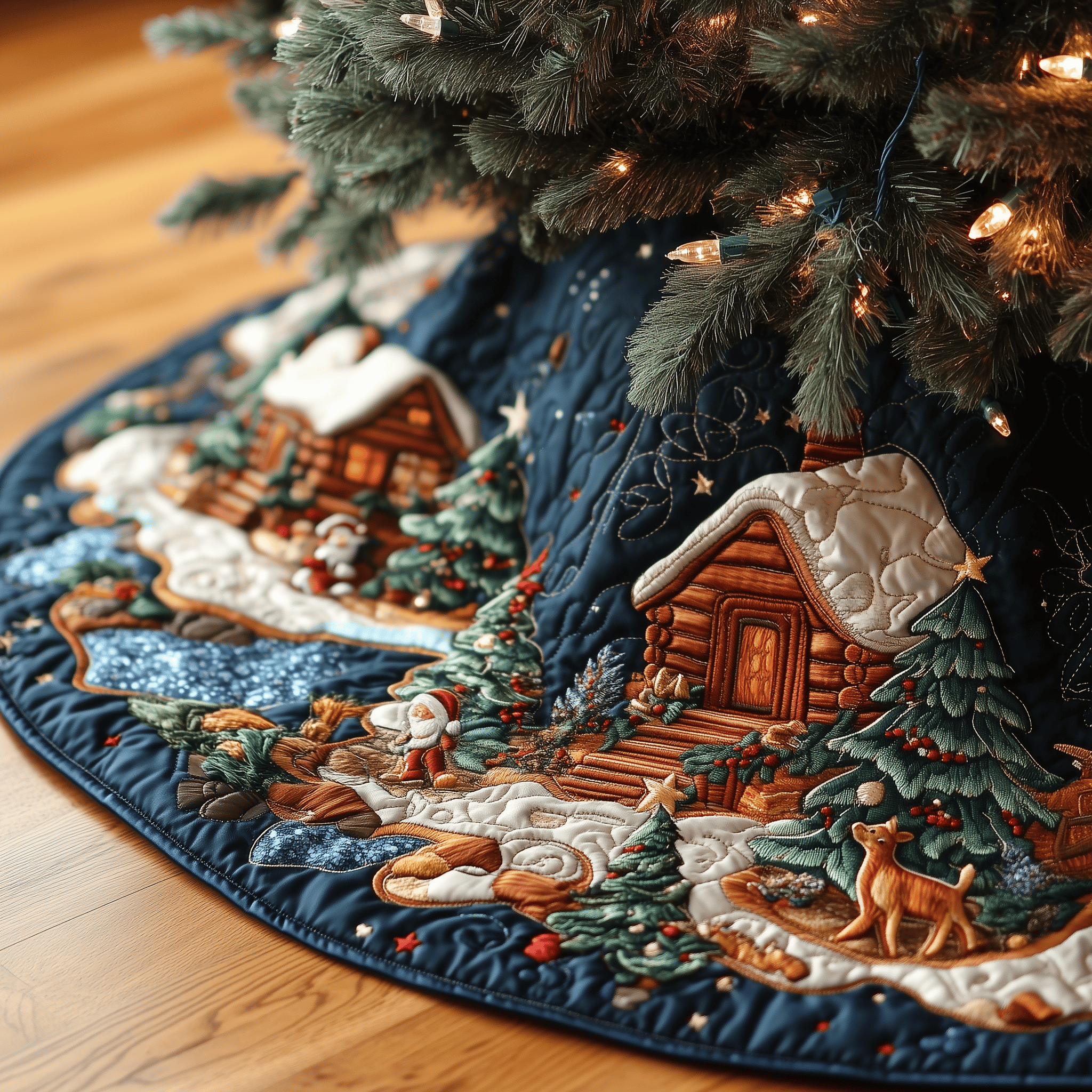 Christmas Winter Wonderland Quilted Tree Skirt Feel the Holidays Flow with a Trusted Tree Skirt Christmas Winter Wonderland Quilted Tree Skirt Feel the Holidays Flow with a Trusted Tree Skirt