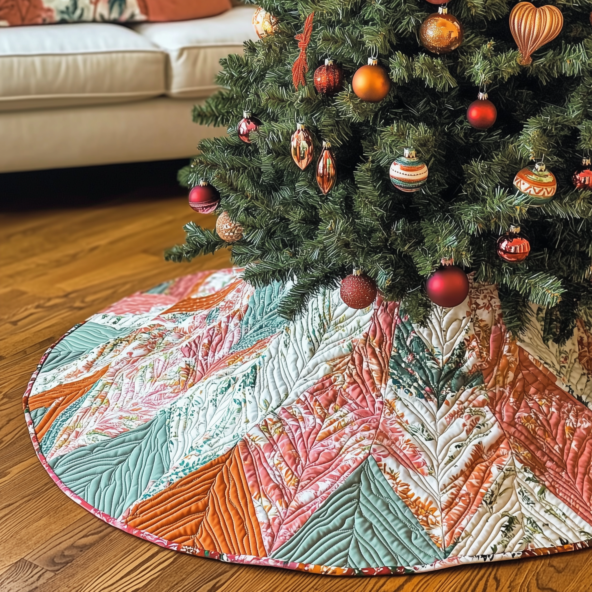 Classic Chevron Patchwork Quilted Tree Skirt Enjoy a Peaceful Holiday with the Perfect Tree Skirt Classic Chevron Patchwork Quilted Tree Skirt Enjoy a Peaceful Holiday with the Perfect Tree Skirt