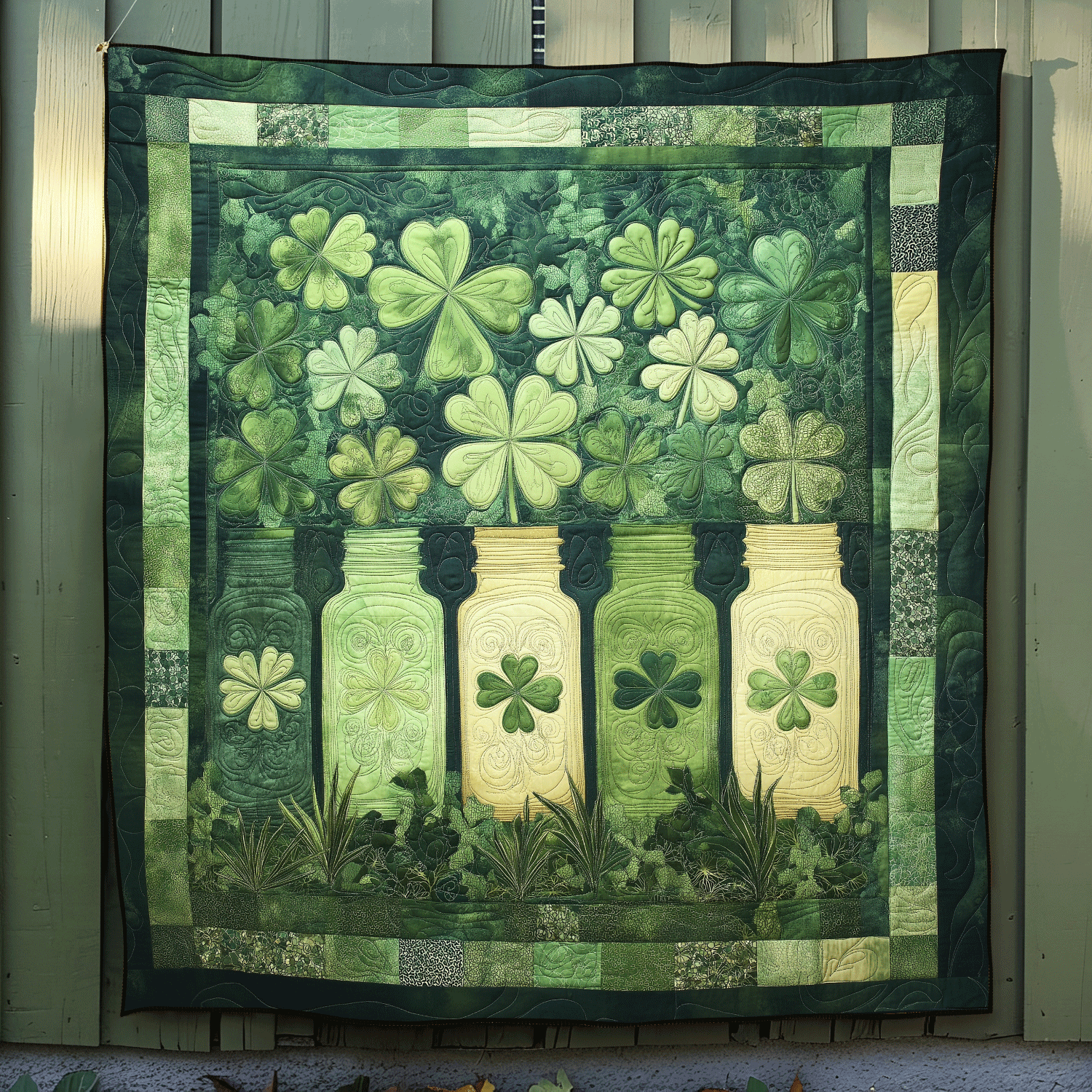Cloverfield Jar Magic Quilted Blanket Good Christmas Gifts Cloverfield Jar Magic Quilted Blanket Good Christmas Gifts