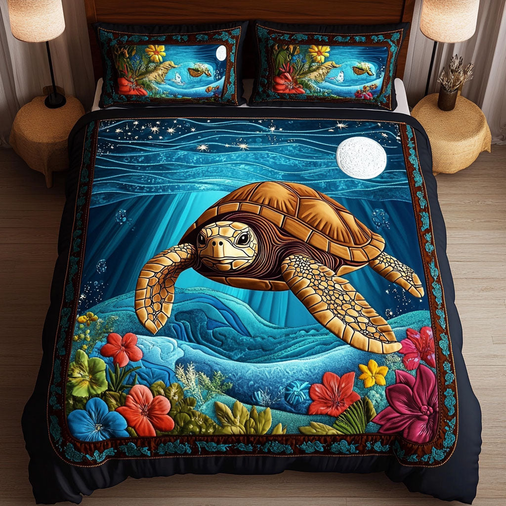 Coastal Drifter Quilted Bedding Set Gifts For An Ocean Lover Coastal Drifter Quilted Bedding Set Gifts For An Ocean Lover