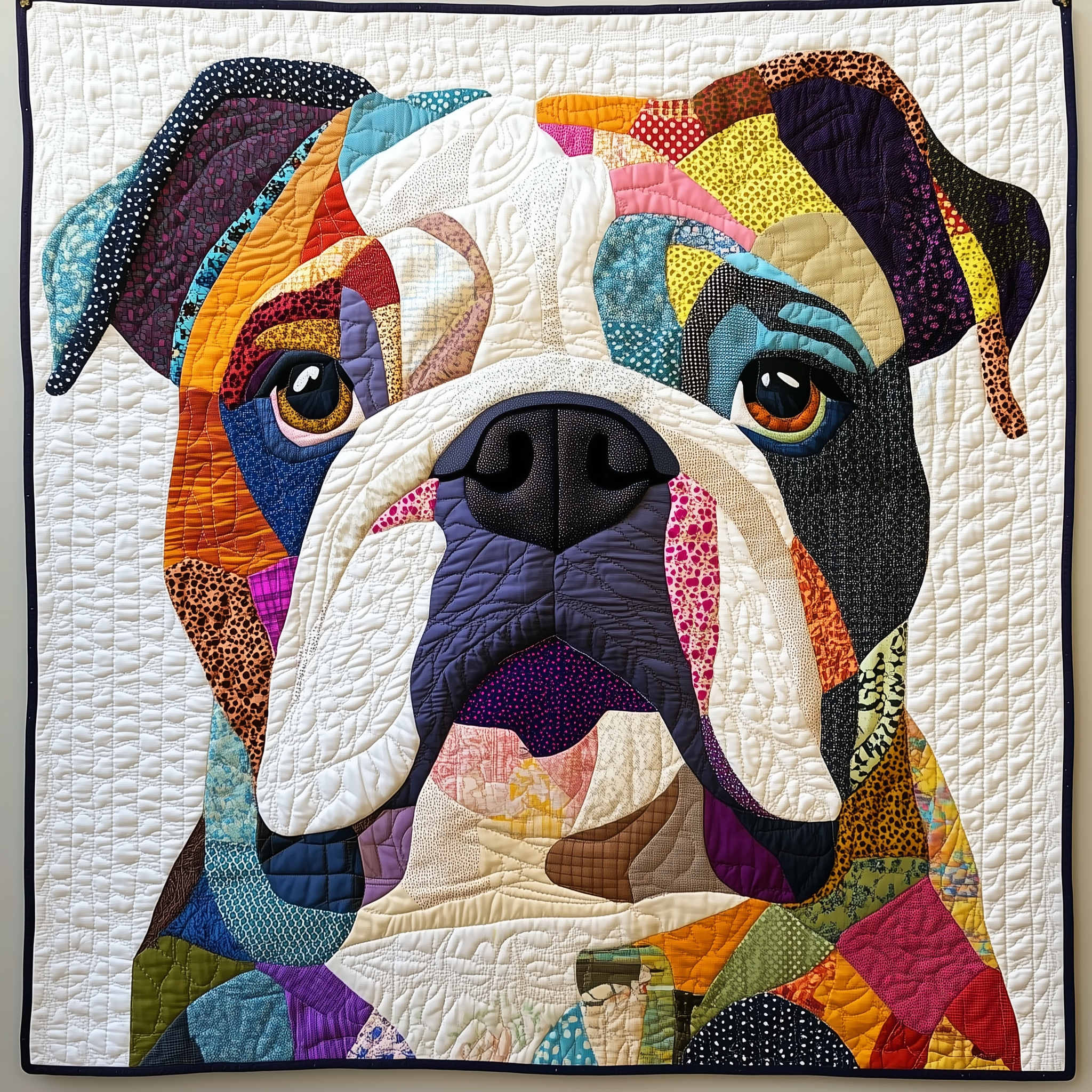 Colorful Bulldog Quilted Blanket Best Throw Blanket Gift Ideas For Bulldog Lovers Colorful Bulldog Quilted Blanket Best Throw Blanket Gift Ideas For Bulldog Lovers