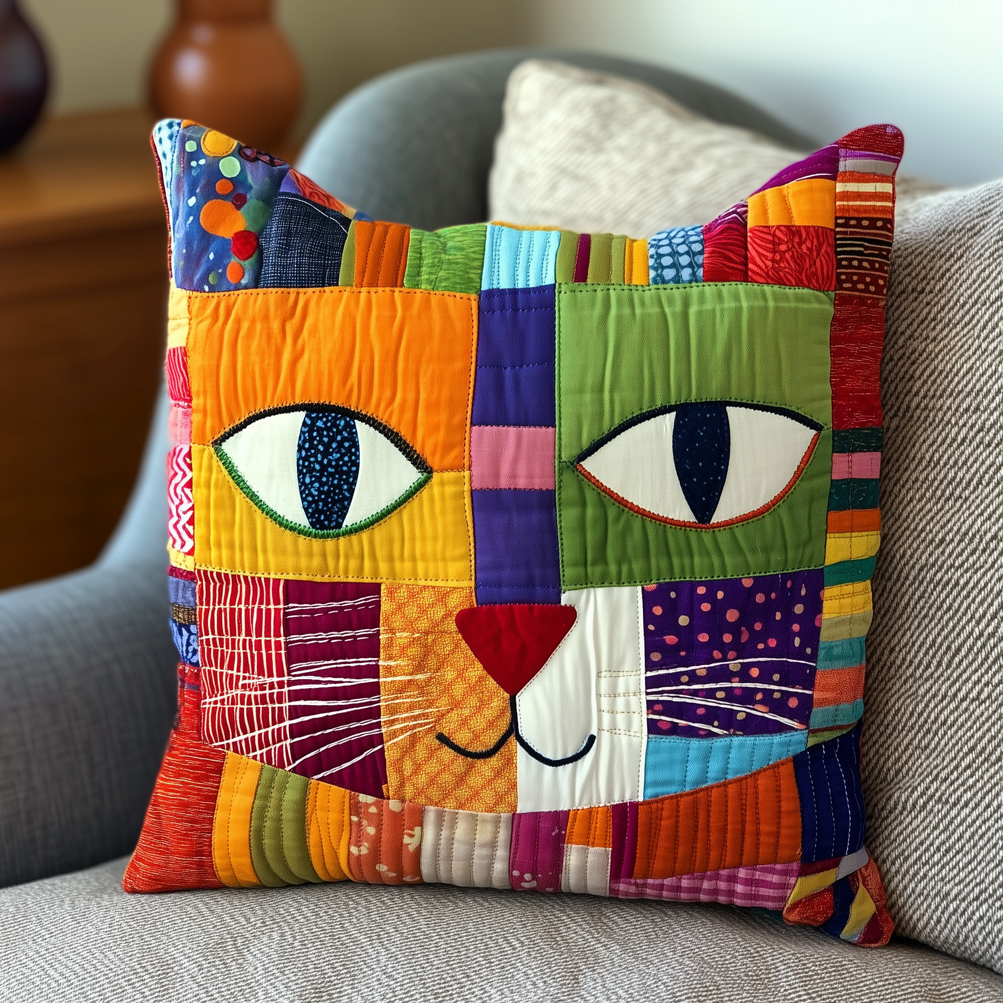 Colorful Cat Quilted Pillow Case Wake Up Happy with Pillow Cases That Feel Like Luxury Colorful Cat Quilted Pillow Case Wake Up Happy with Pillow Cases That Feel Like Luxury