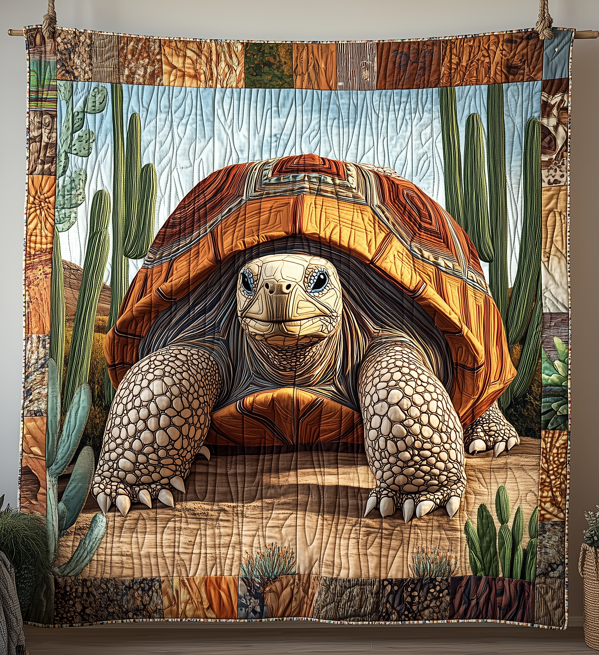 Colorful Tortoise Quilted Blanket Cute Unique Blanket Item Merch Turtle Merchandise Colorful Tortoise Quilted Blanket Cute Unique Blanket Item Merch Turtle Merchandise