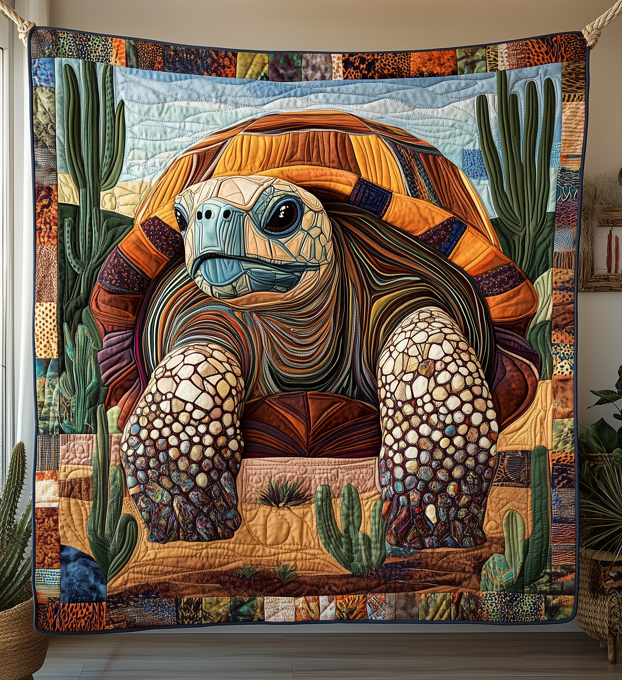 Colorful Tortoise Quilted Blanket Cute Unique Blanket Item Merch Turtle Themed Gifts For Adults Colorful Tortoise Quilted Blanket Cute Unique Blanket Item Merch Turtle Themed Gifts For Adults