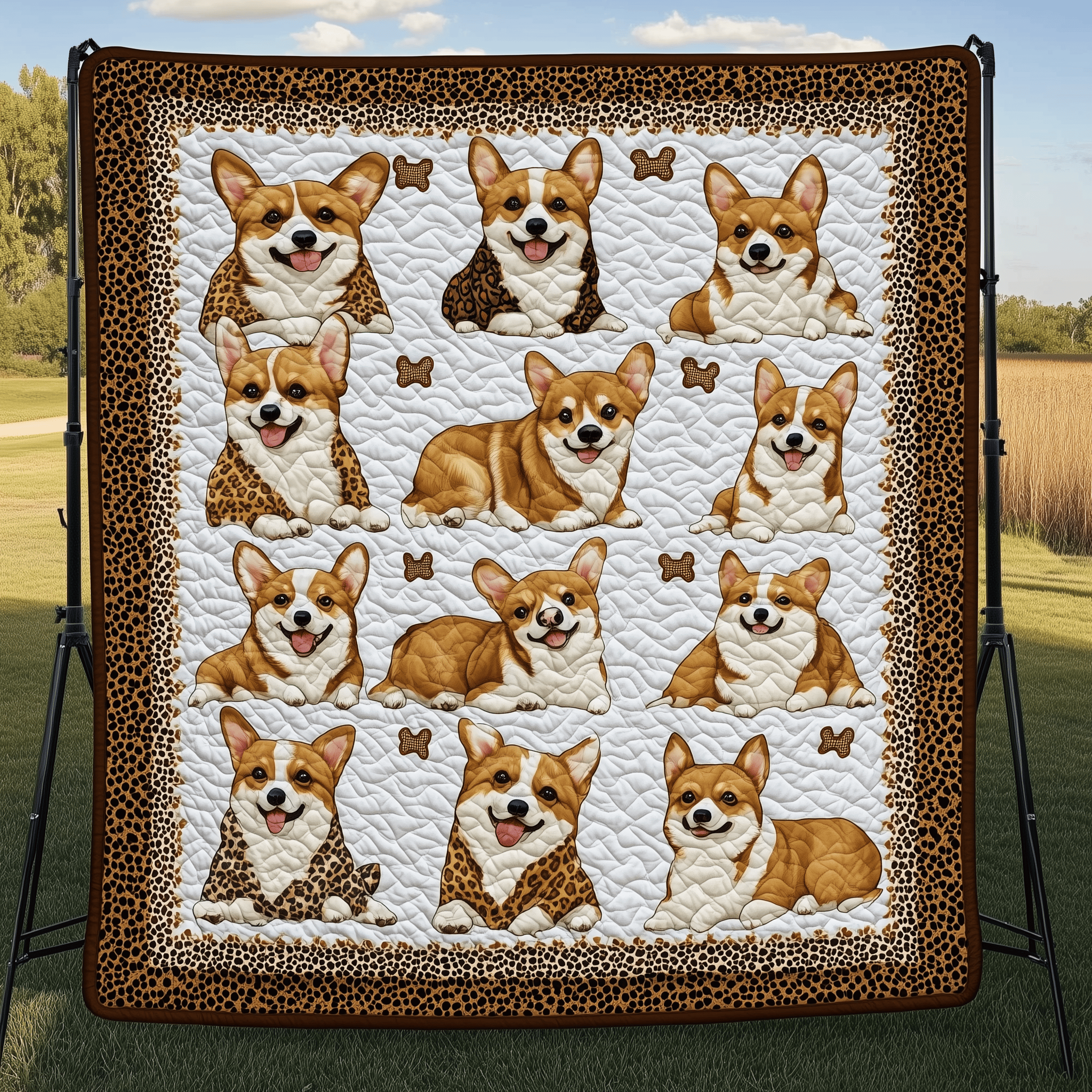 Corgi Lover Quilted Blanket Create Warm Memories with Our Blanket for All Ages Corgi Lover Quilted Blanket Create Warm Memories with Our Blanket for All Ages